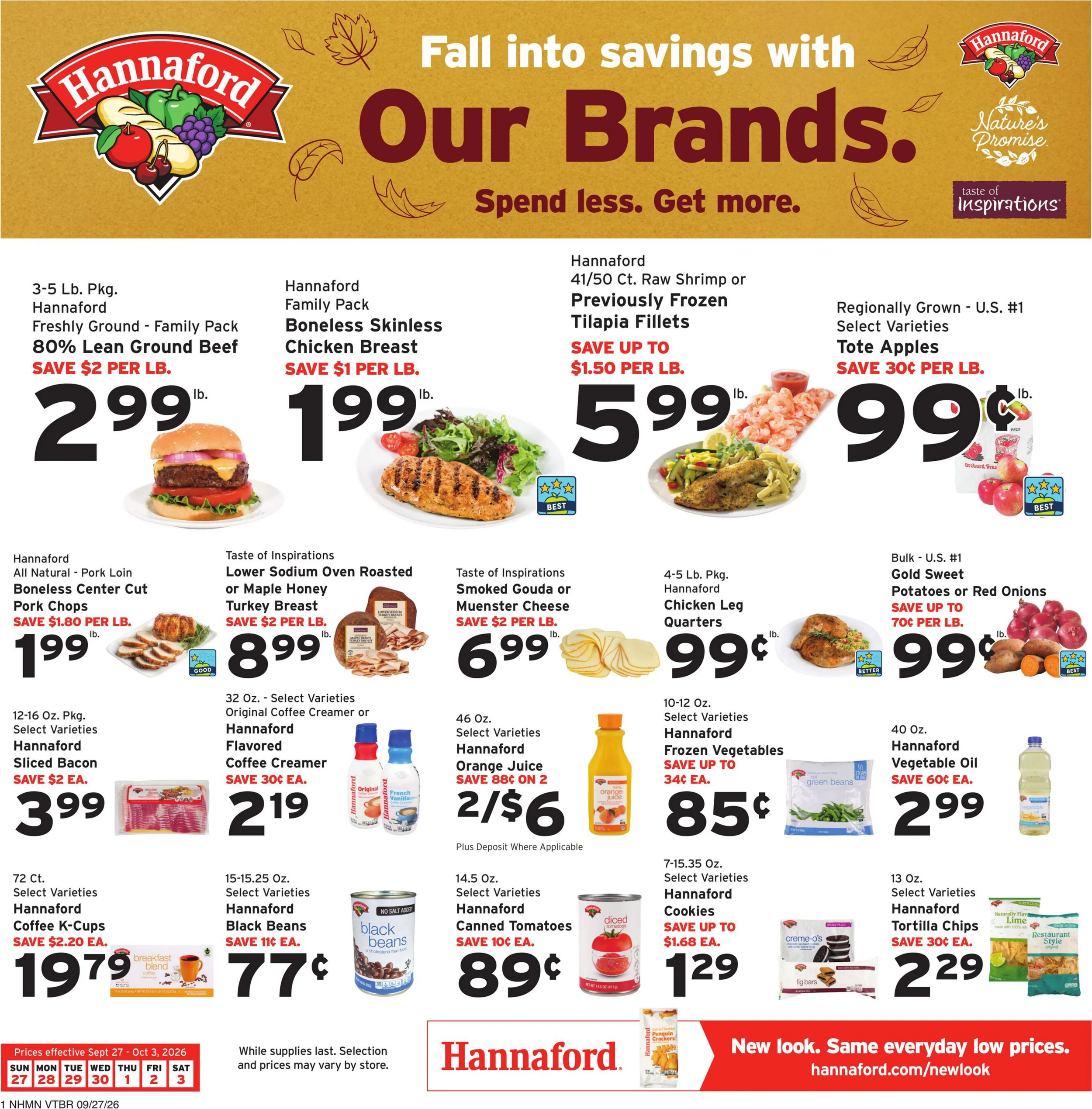 Hannaford Hannaford Week 40 Flyer - Page 1