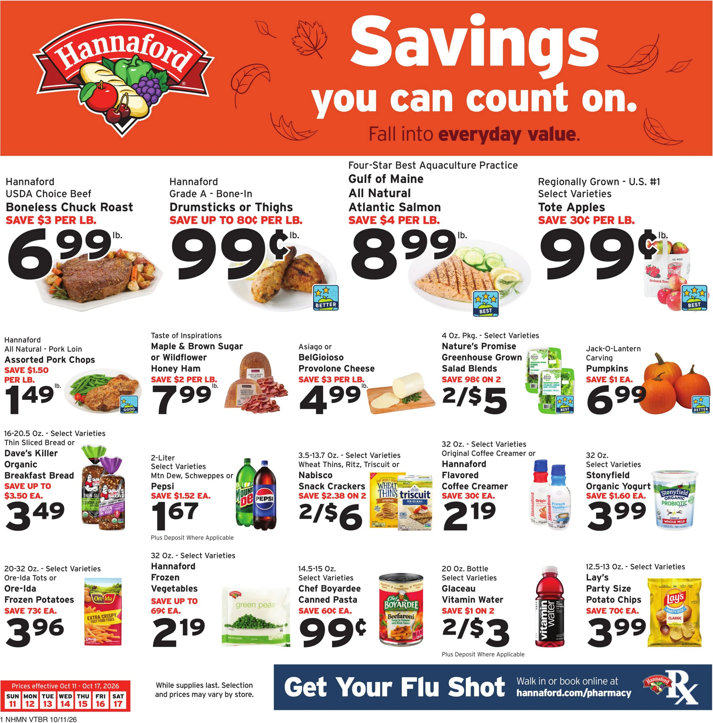 Hannaford Hannaford Week 42 Flyer for Hosted - Page 1
