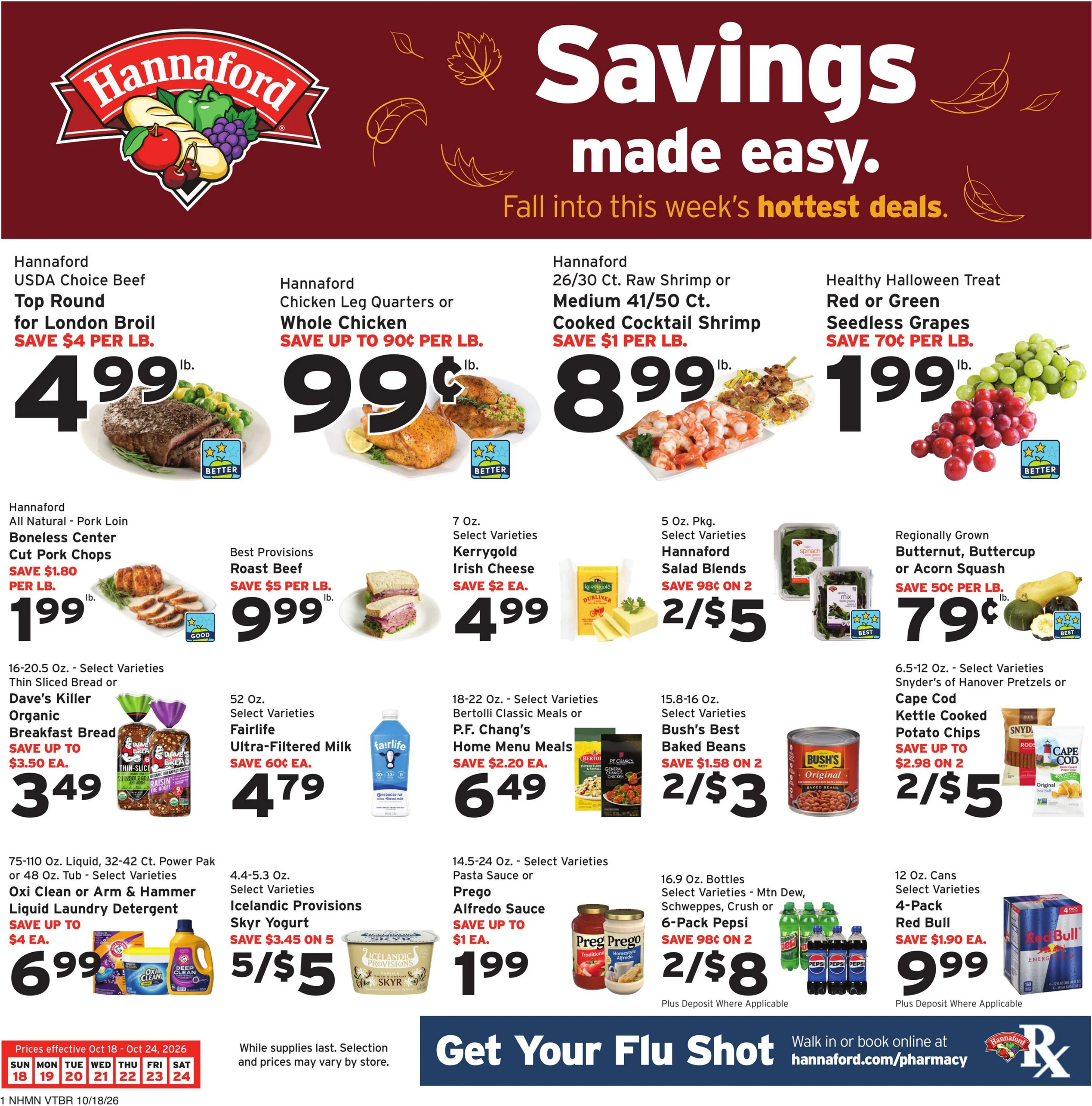 Hannaford Hannaford Week 43 Flyer for Hosted - Page 1