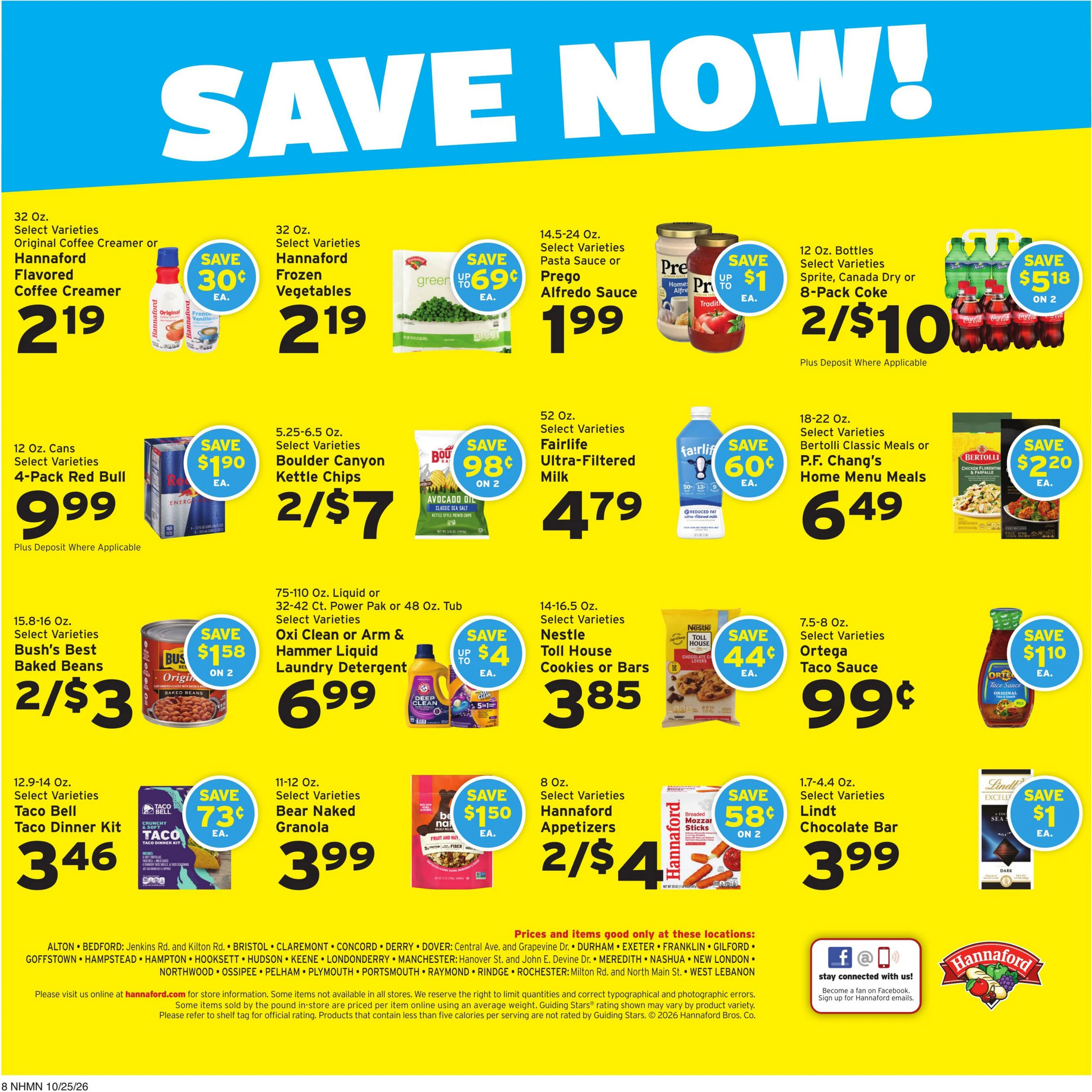 Hannaford Hannaford Week 44 Flyer for Hosted - Page 8