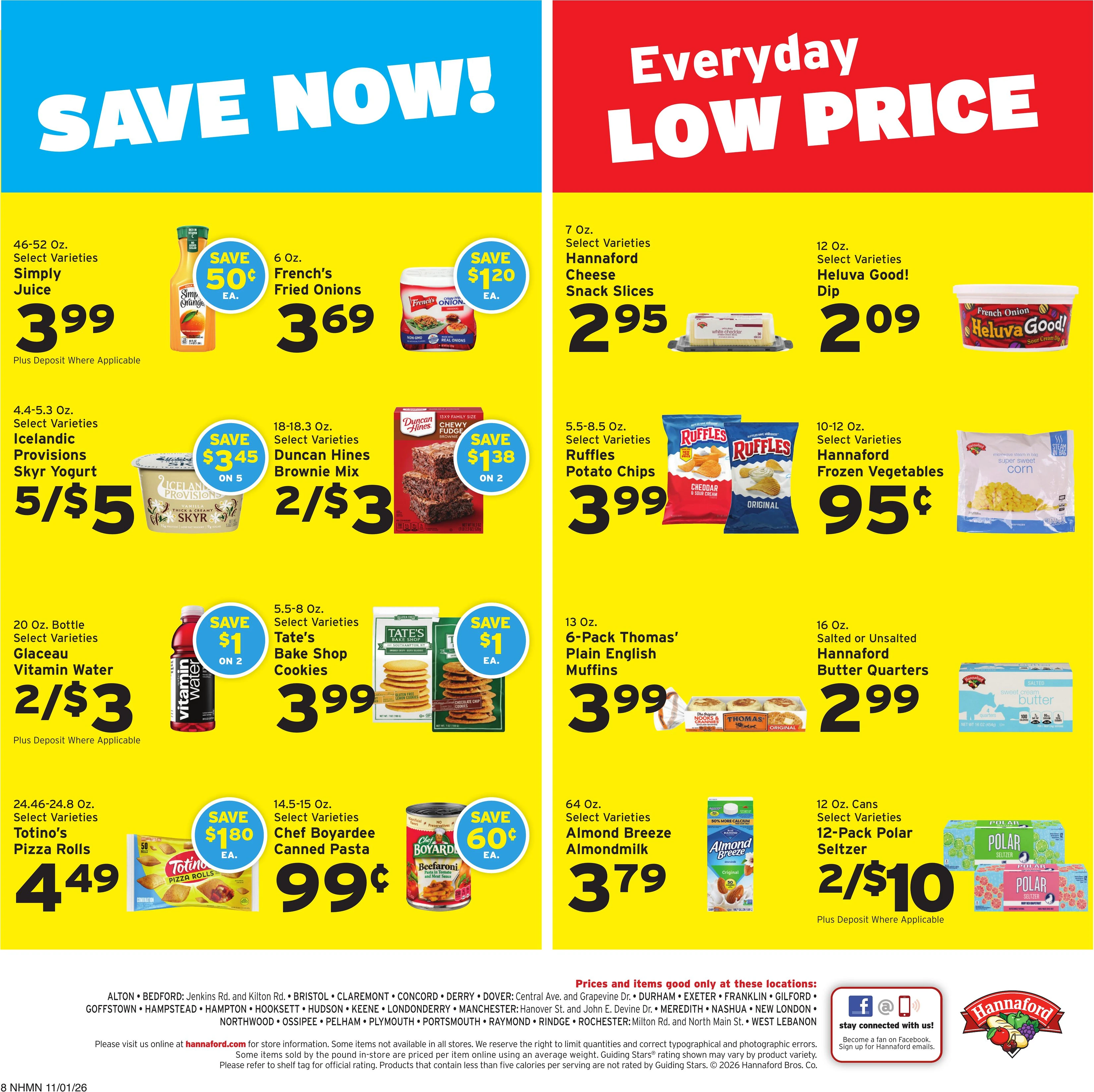 Hannaford Hannaford Week 45 Flyer for Hosted - Page 8