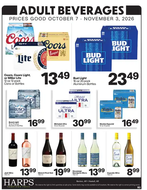 Harps Weekly Specials