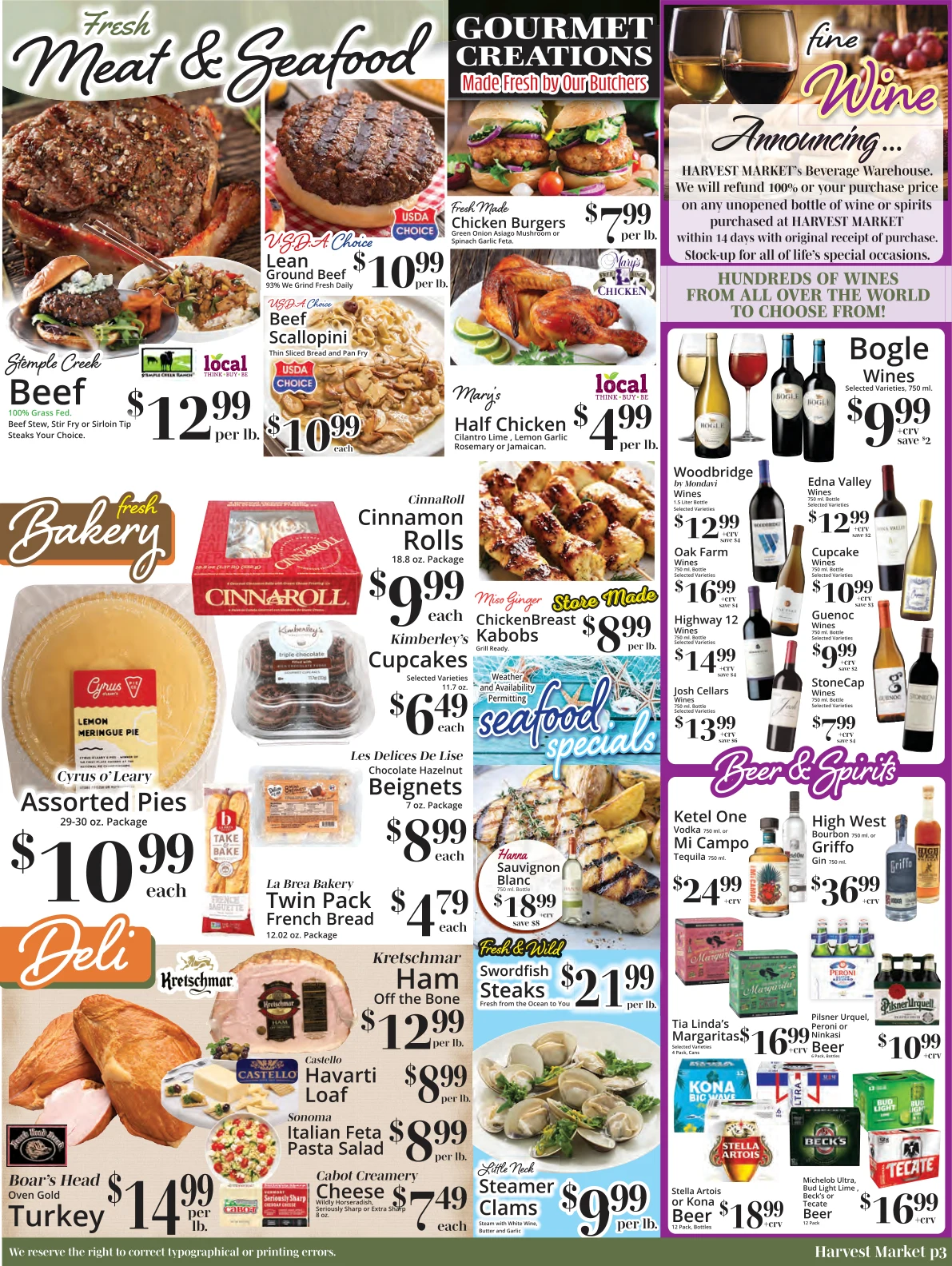 Harvest Market Novato Harvest Market - Novato Weekly Ad - Page 3