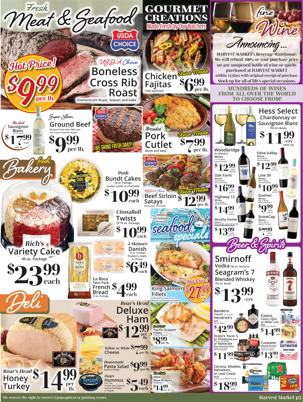 Harvest Market Novato Harvest Market - Novato Weekly Ad - Page 3