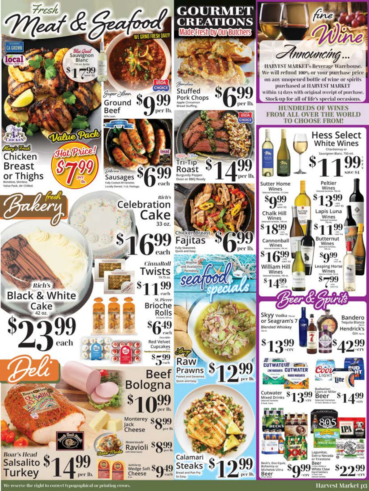 Harvest Market Novato Harvest Market - Novato Weekly Ad - Page 3
