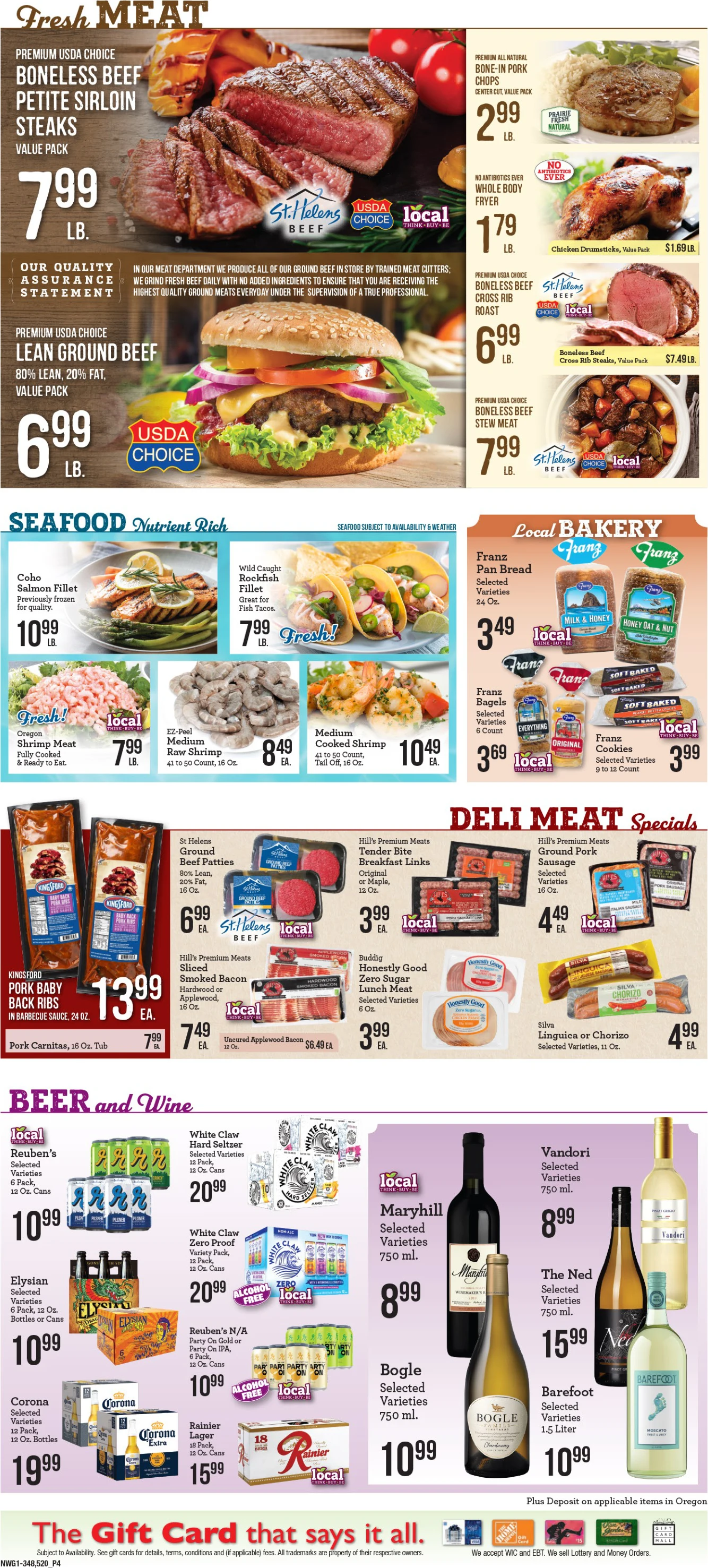 Harvest Market White Salmon Harvest Market - White Salmon Weekly Ad - Page 4