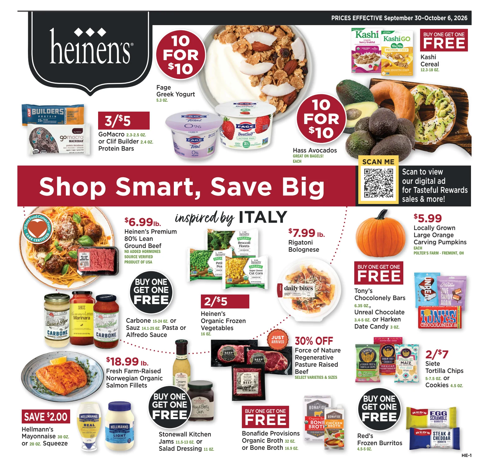 Heinens Weekly Ad 09/30 (September 30 - October 06) - Page 1