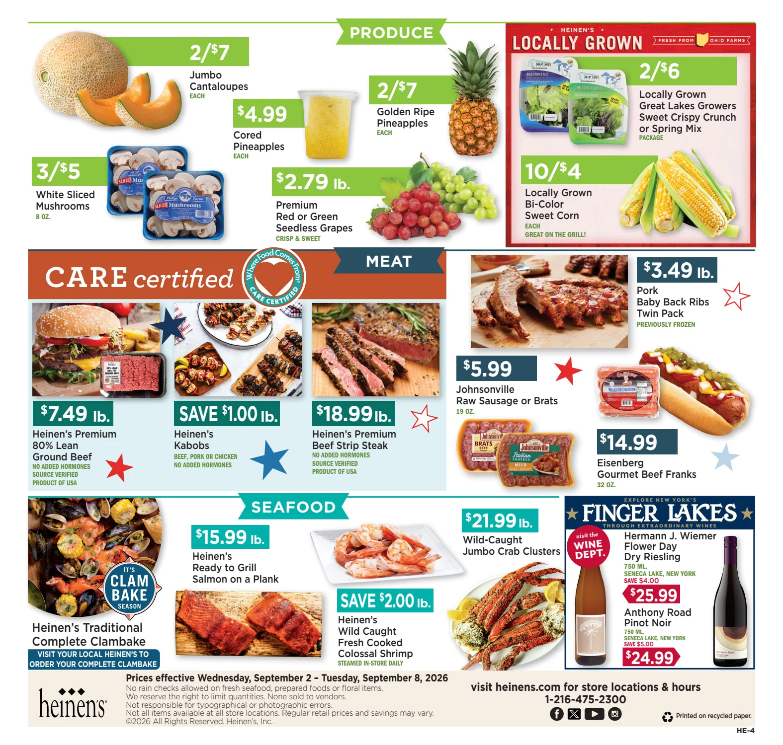 Heinens Weekly Ad 09/02 (September 02 - September 08) - Page 4