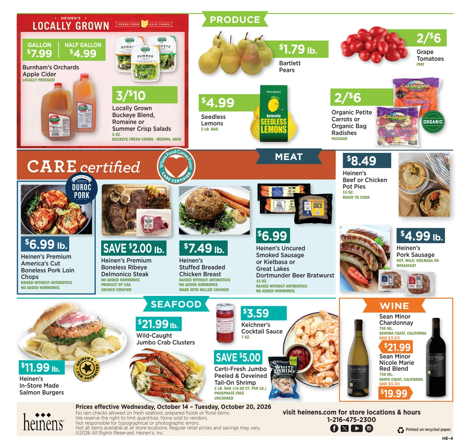 Heinens Weekly Ad 10/14 (October 14 - October 20) - Page 4