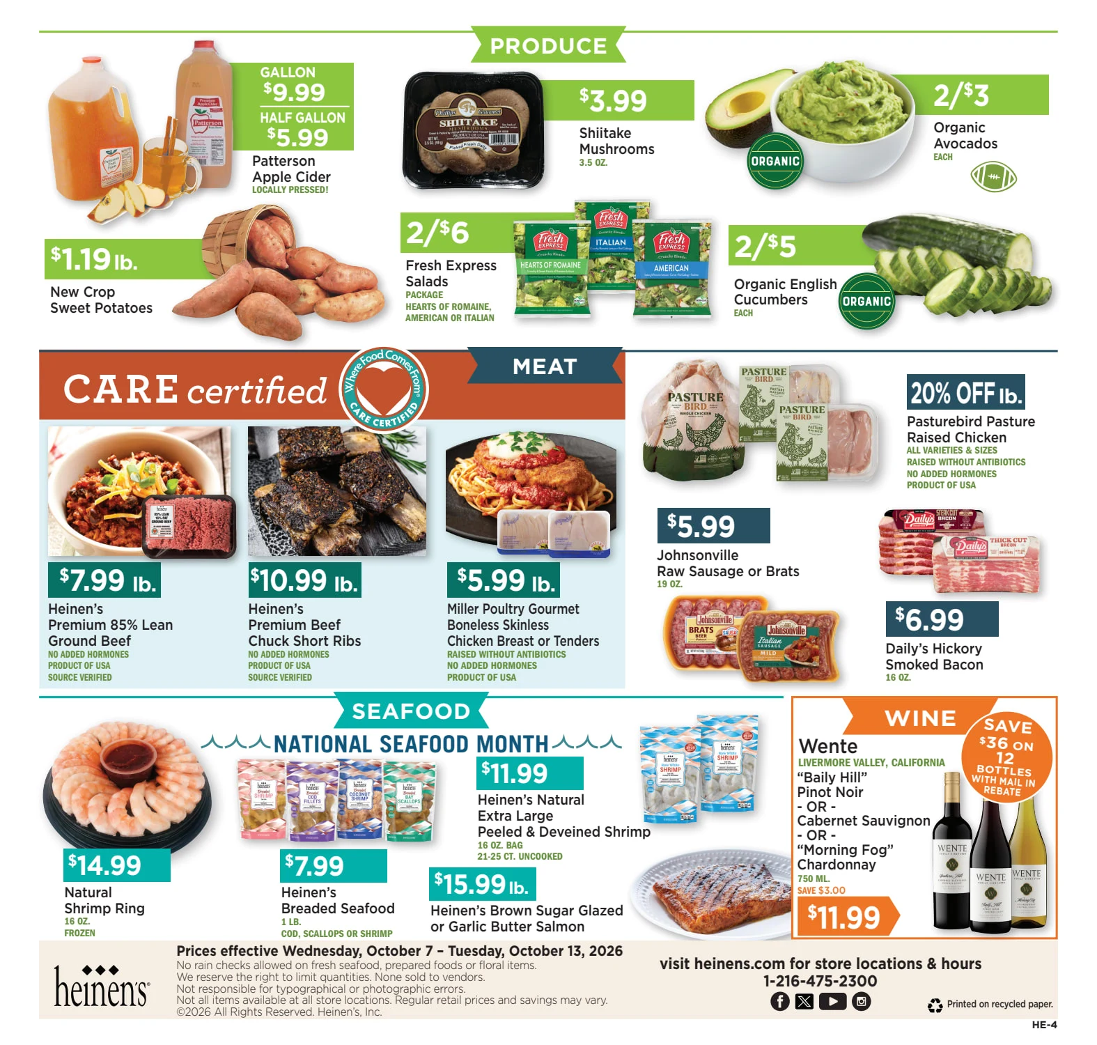 Heinens Weekly Ad 10/07 (October 07 - October 13) - Page 4