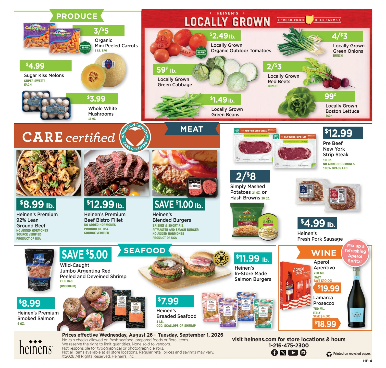 Heinens Weekly Ad 08/26 (August 26 - September 01) - Page 4