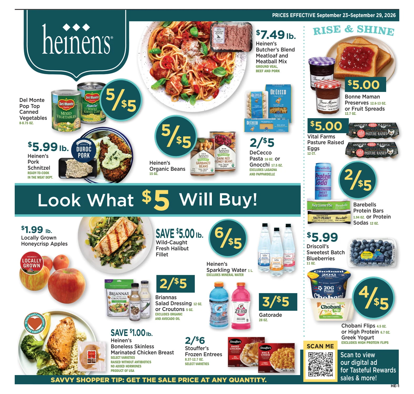 Heinens Weekly Ad 09/23 (September 23 - September 29) - Page 1