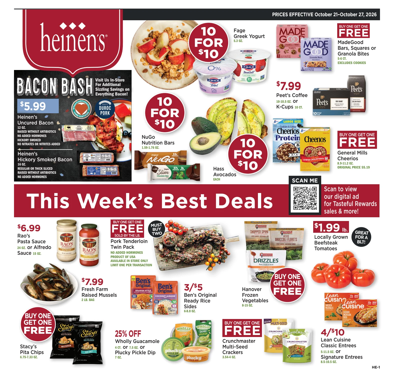 Heinens Weekly Ad 10/21 (October 21 - October 27) - Page 1
