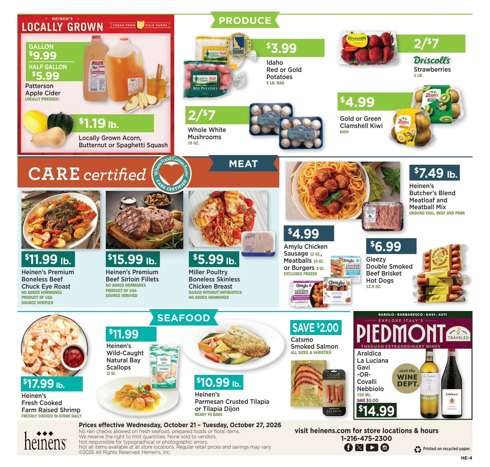 Heinens Weekly Ad 10/21 (October 21 - October 27) - Page 4
