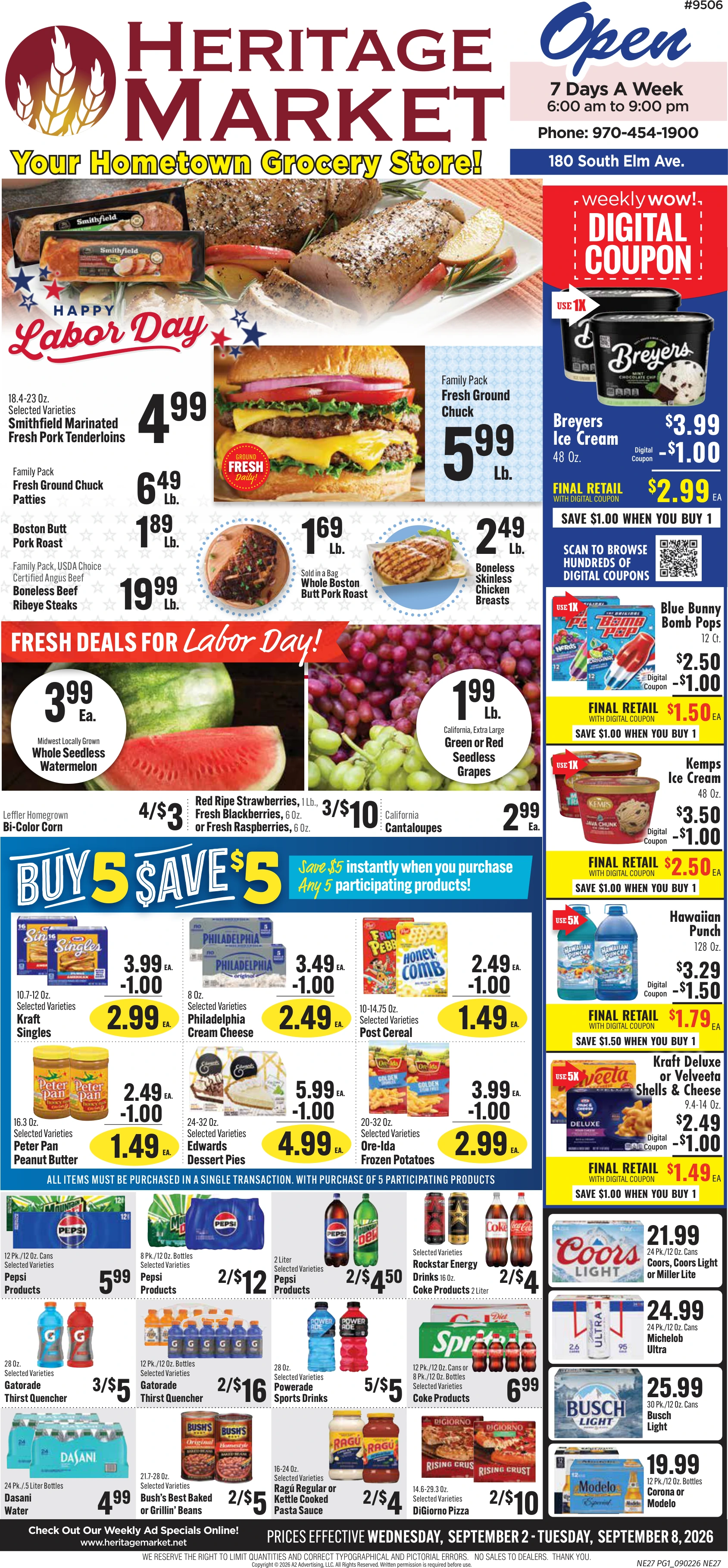 Heritage Market Weekly Ad - Page 1