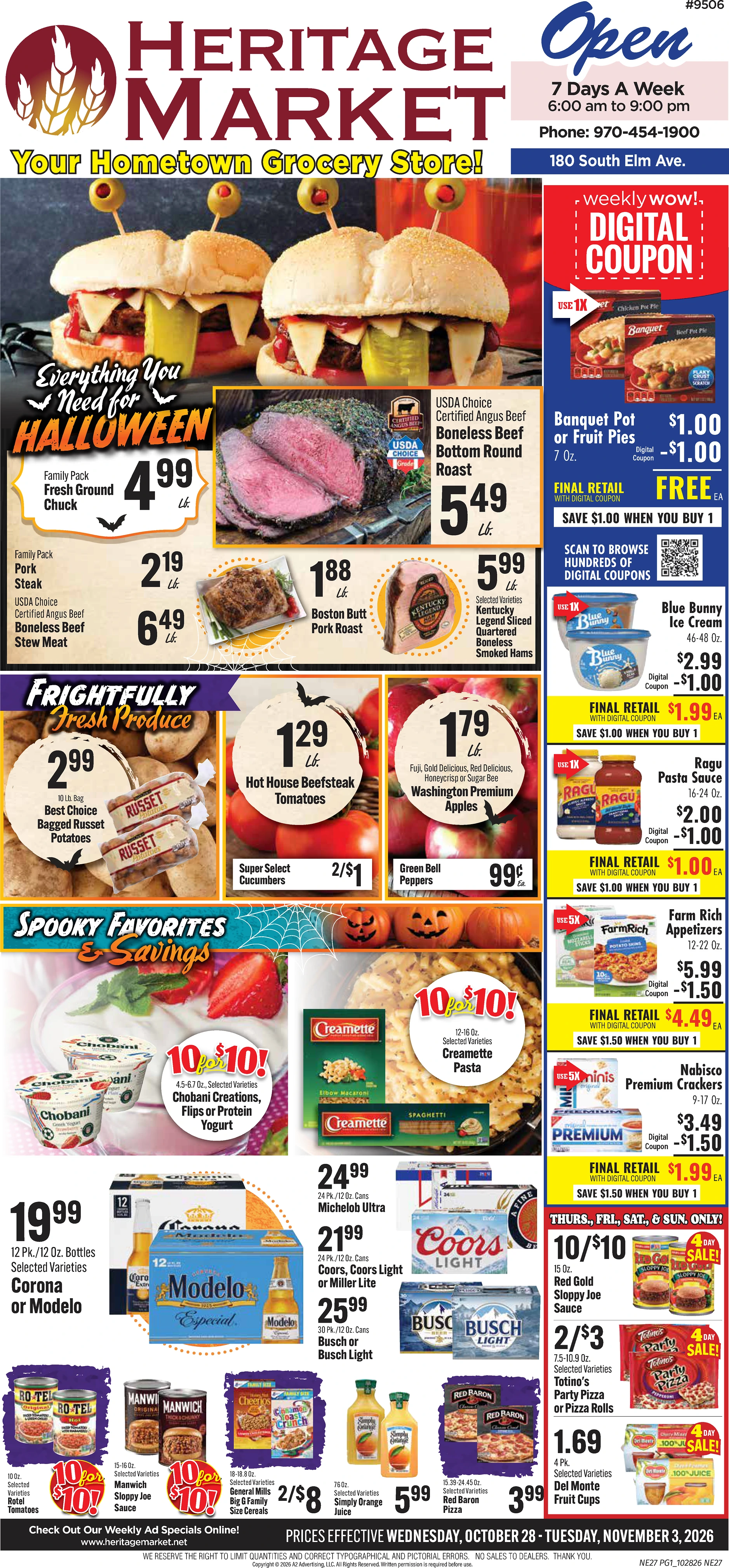 Heritage Market Weekly Ad - Page 1
