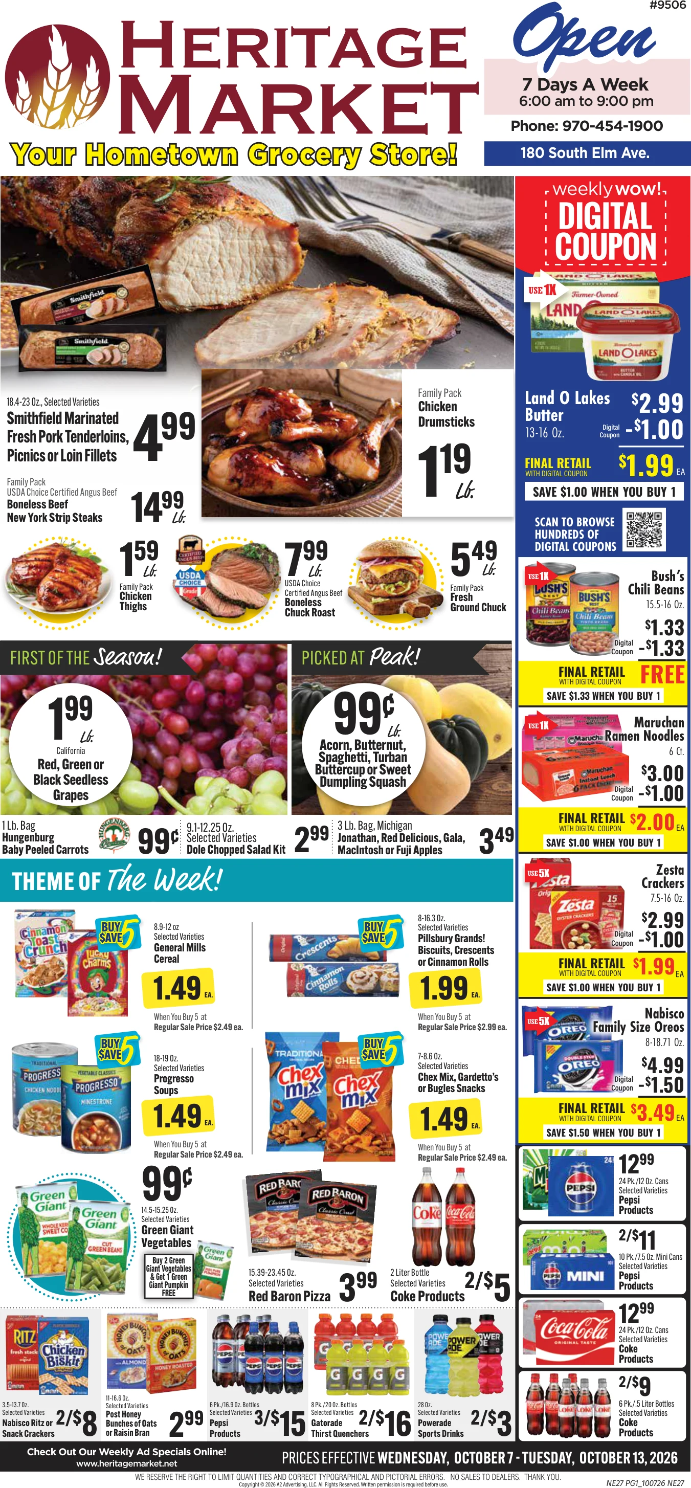 Heritage Market Weekly Ad - Page 1
