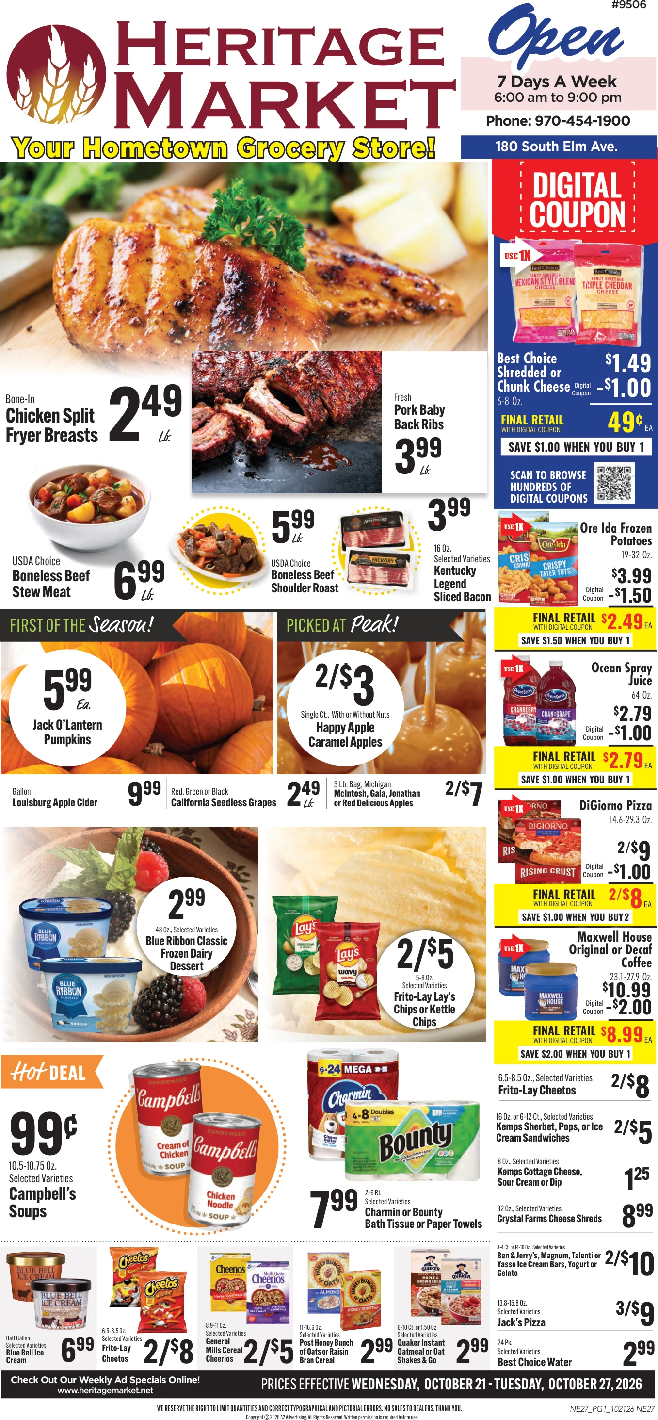 Heritage Market Weekly Ad - Page 1