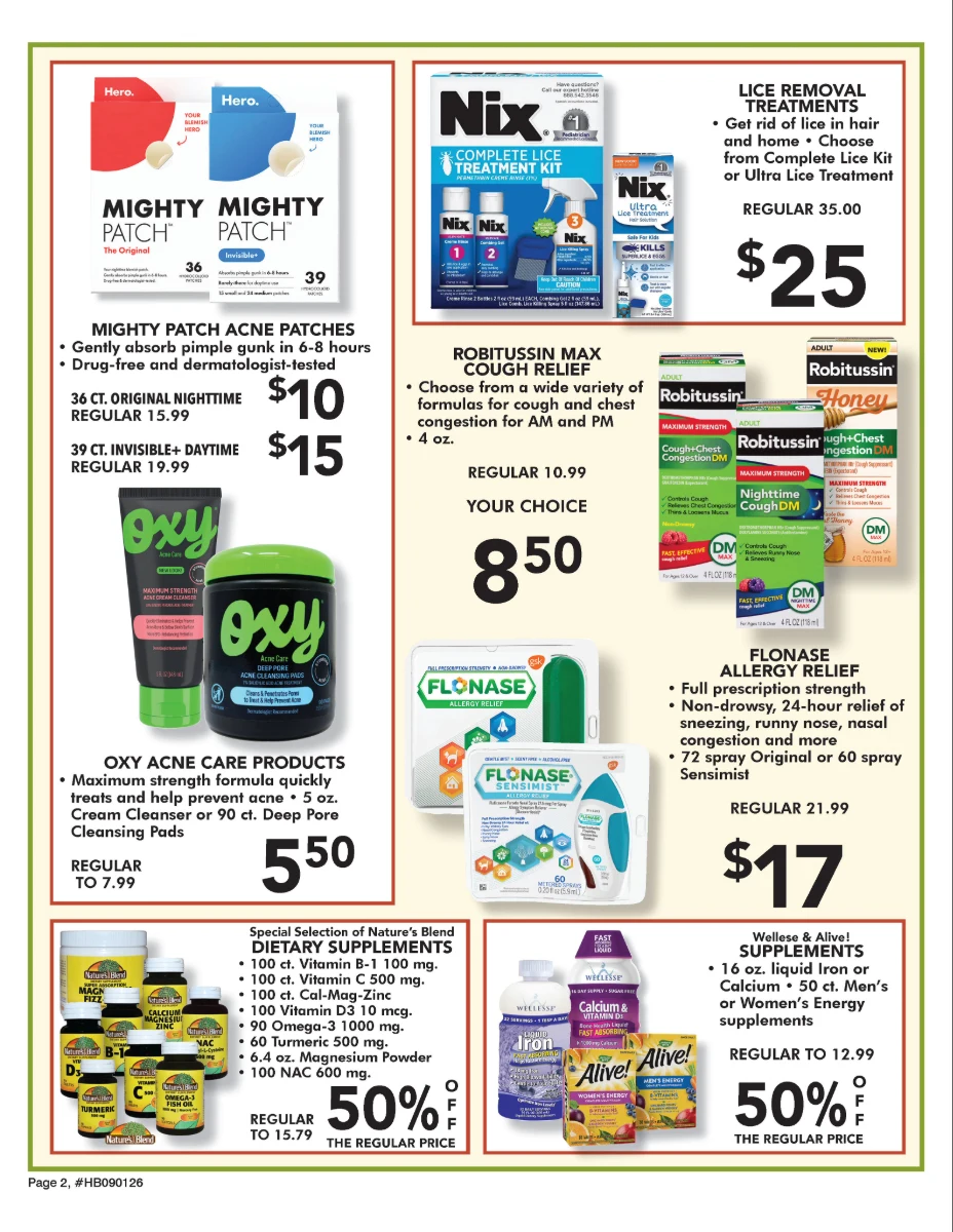 Hi-School Pharmacy Health & Beauty Savings Guide - Page 2