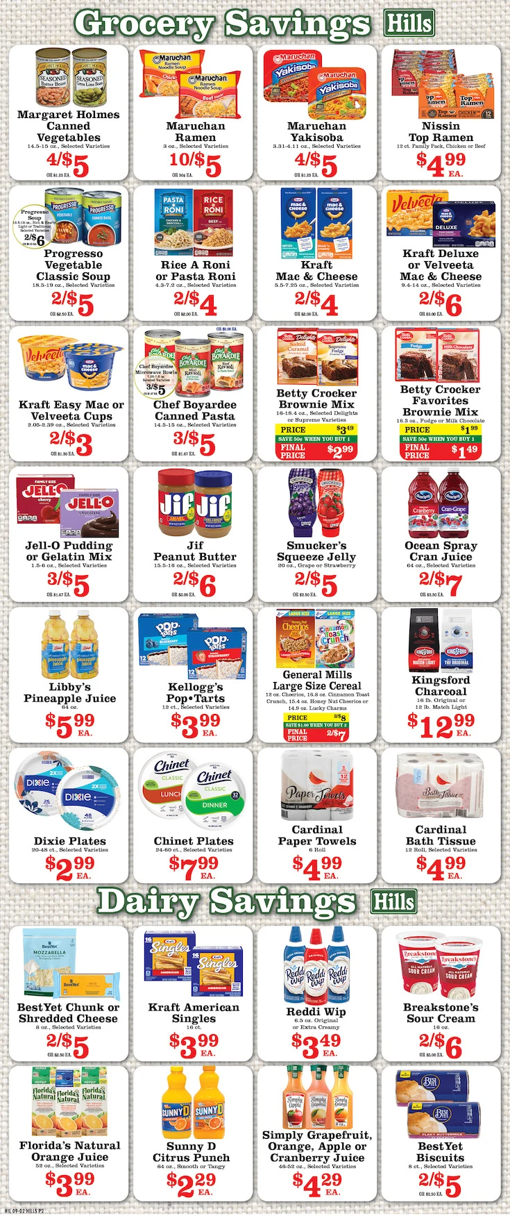 Hills Supermarket Weekly Ad - Page 2