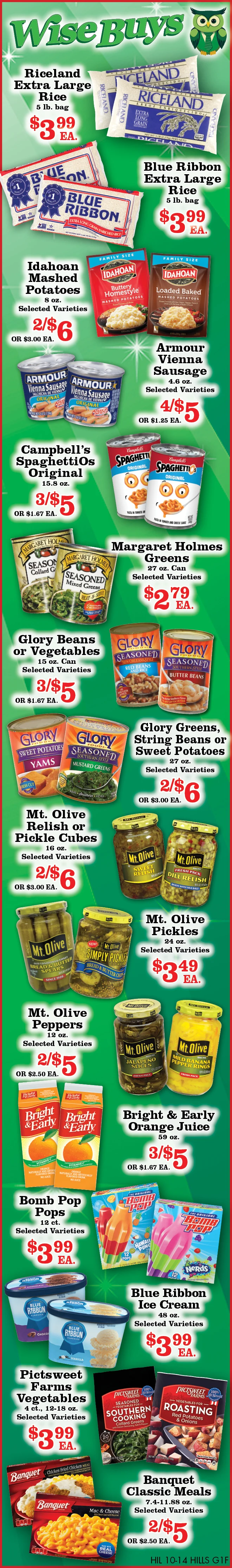 Hills Supermarket Weekly Ad - Page 1