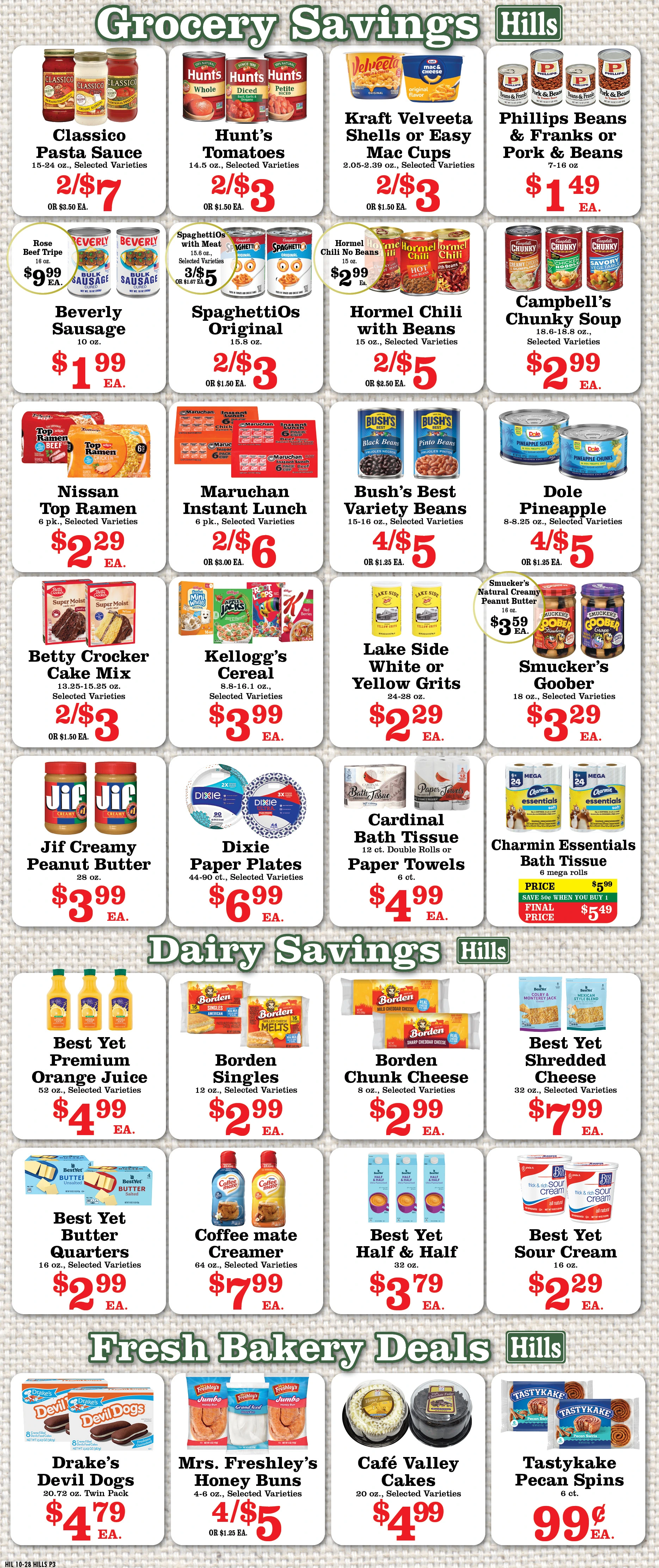 Hills Supermarket Weekly Ad - Page 3