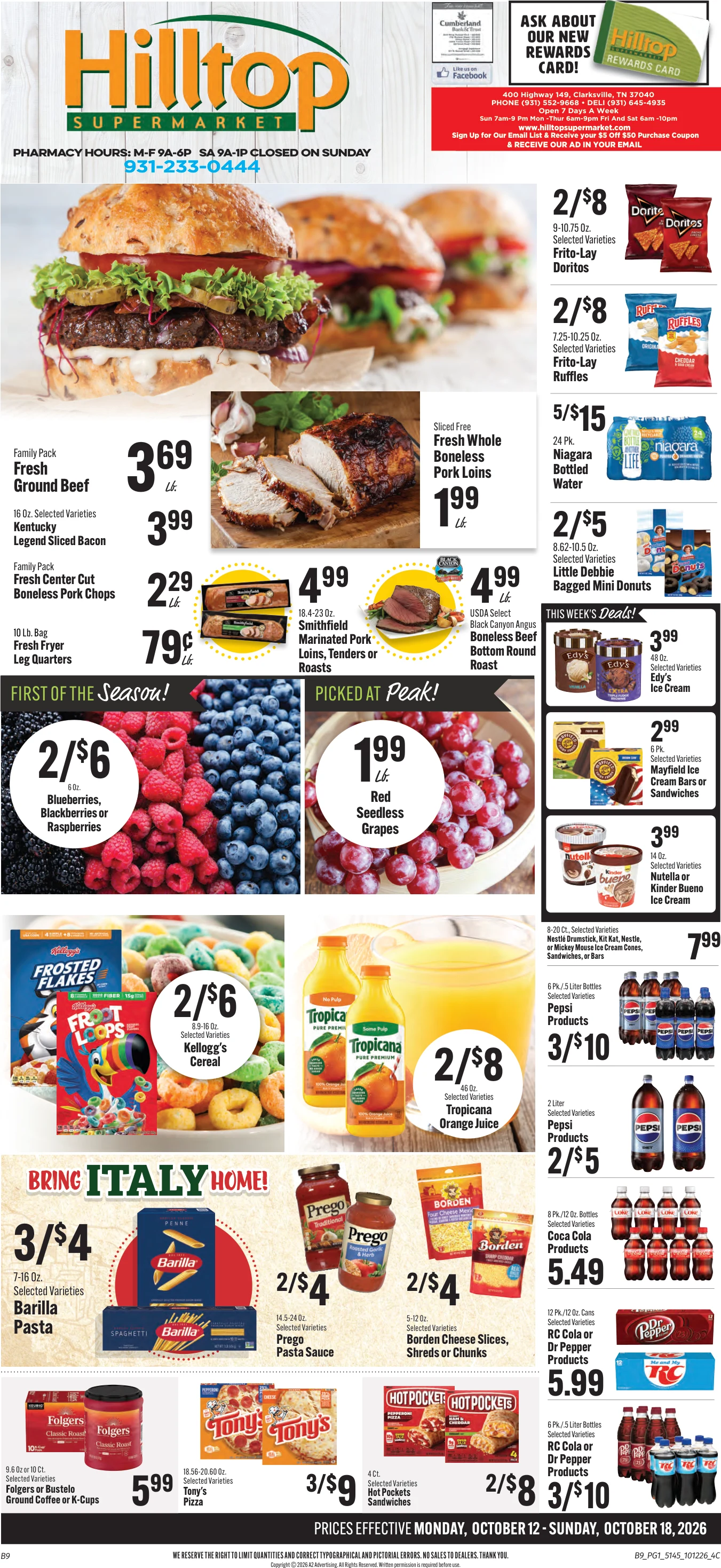 Hilltop Super Market Hilltop Super Market - Page 1