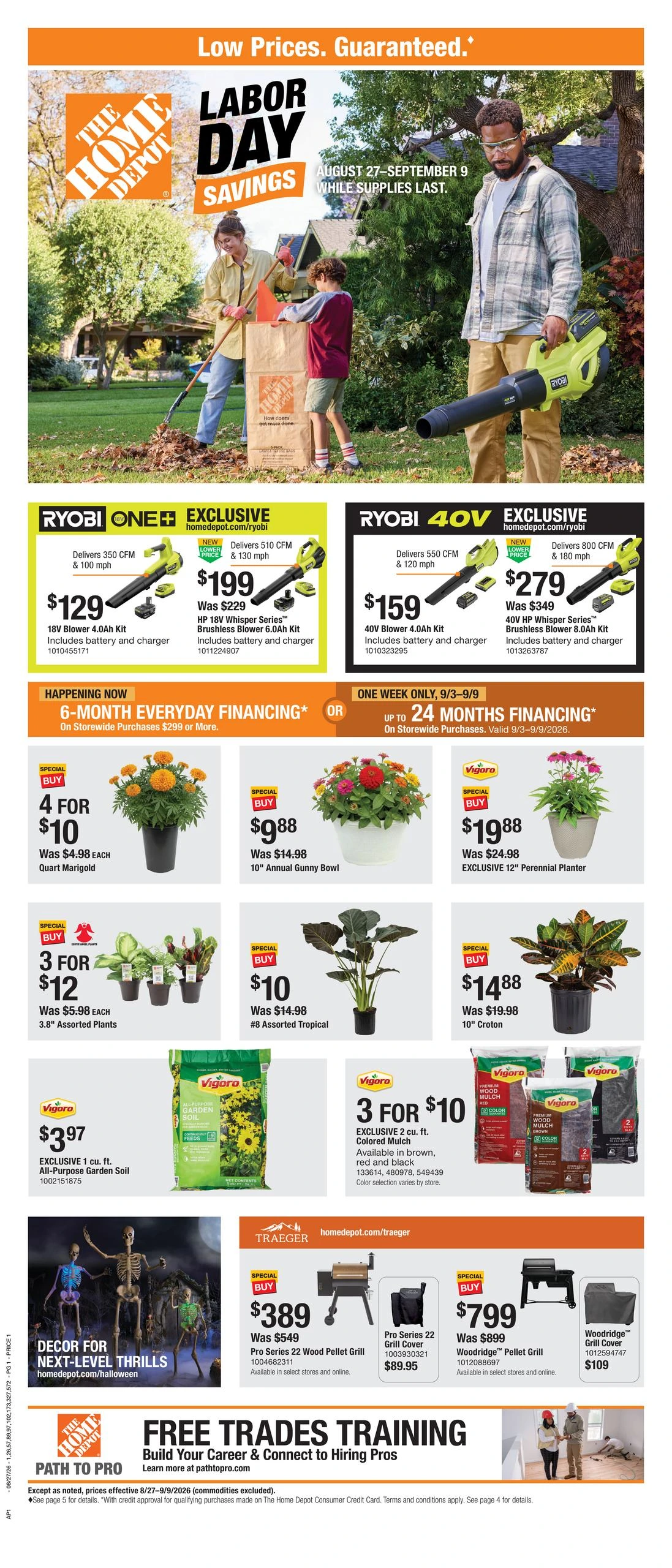 Home Depot Labour Day Saving - Page 1