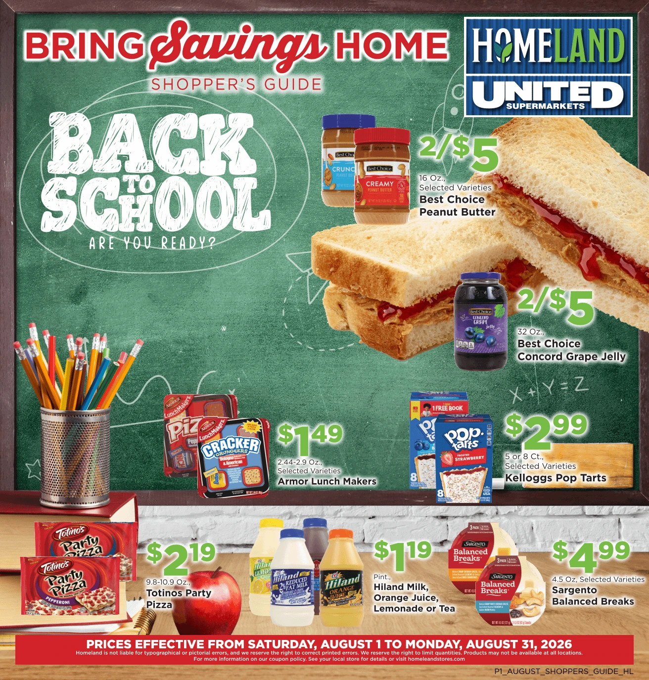 Homeland Bring Savings Home Shopper's Guide - Page 1