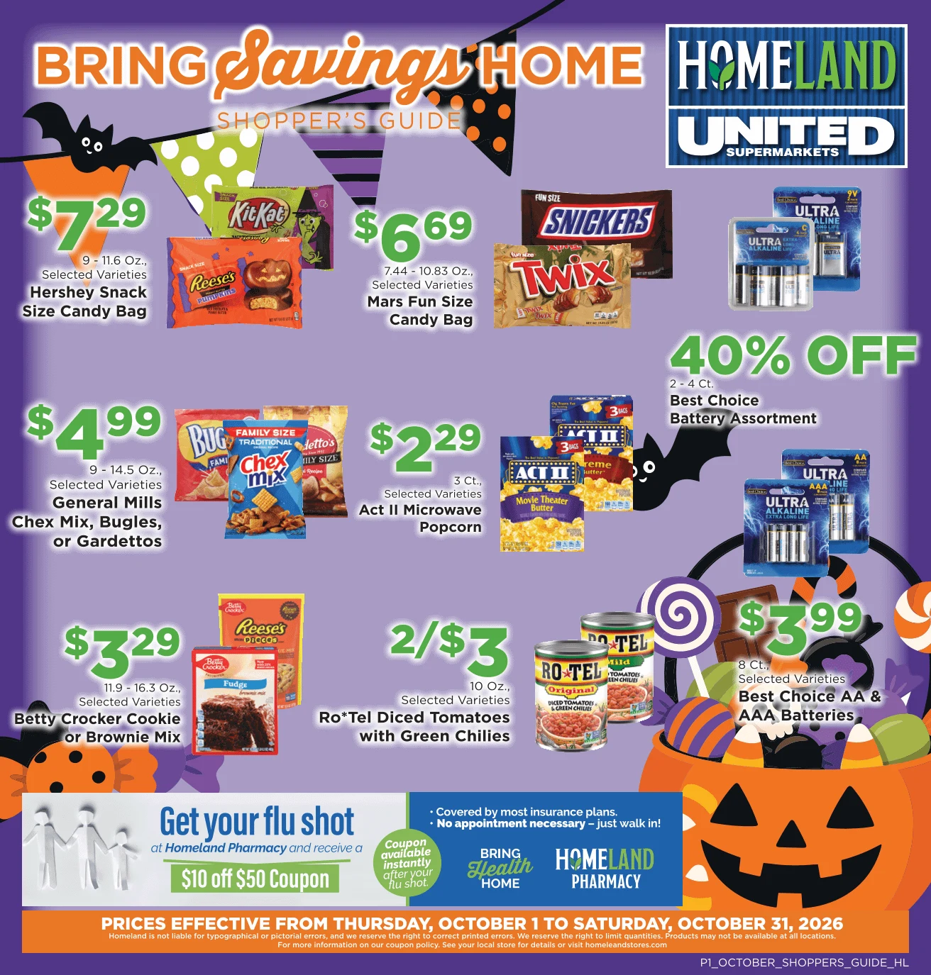Homeland Bring Savings Home Shopper's Guide - Page 1