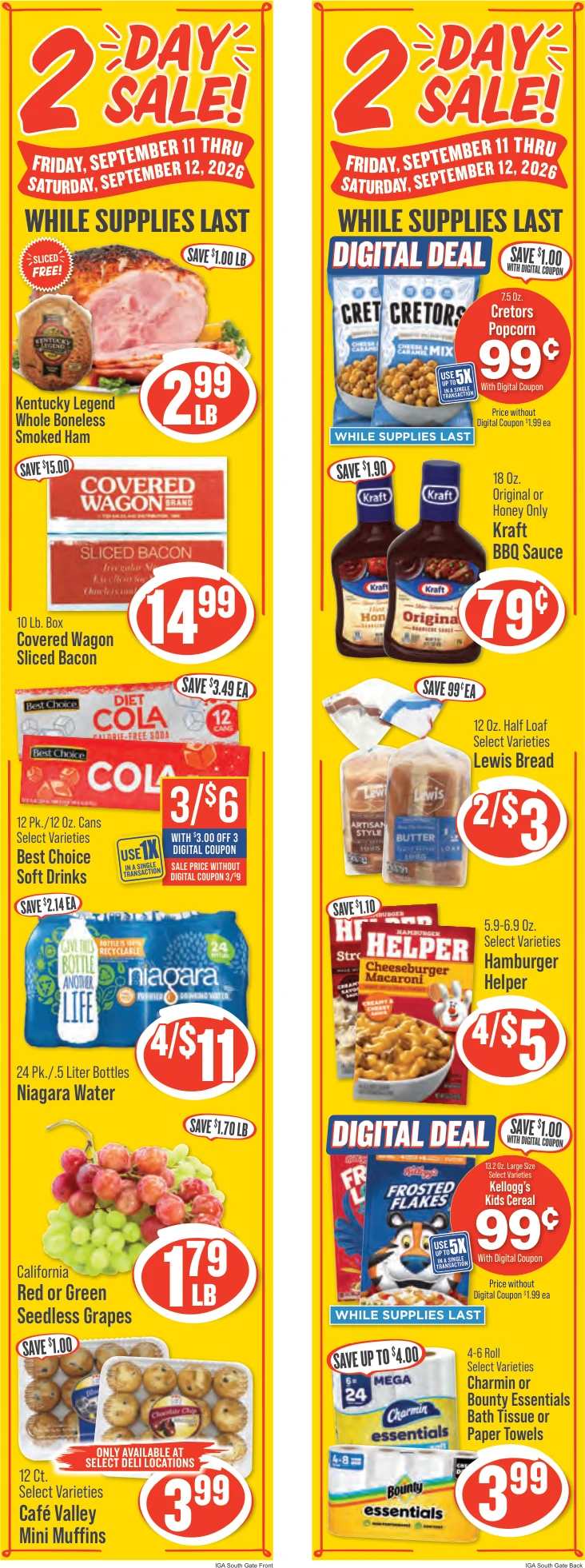 Hometown Markets Weekly Ad - Page 1