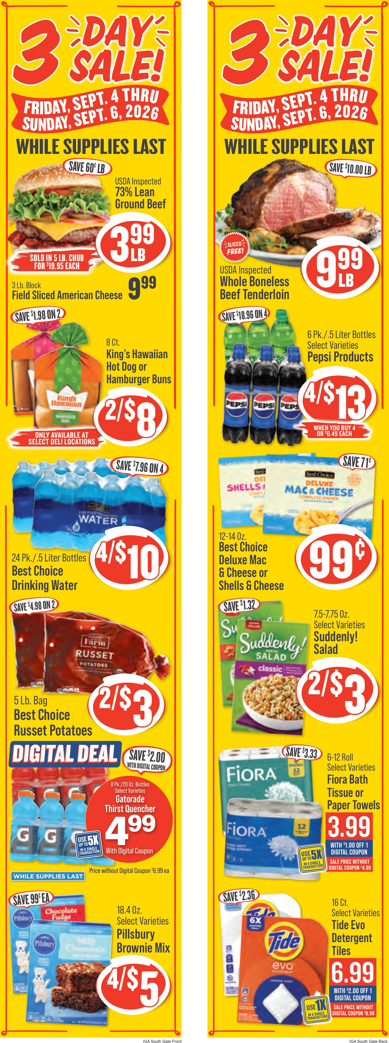 Hometown Markets Weekly Ad - Page 1