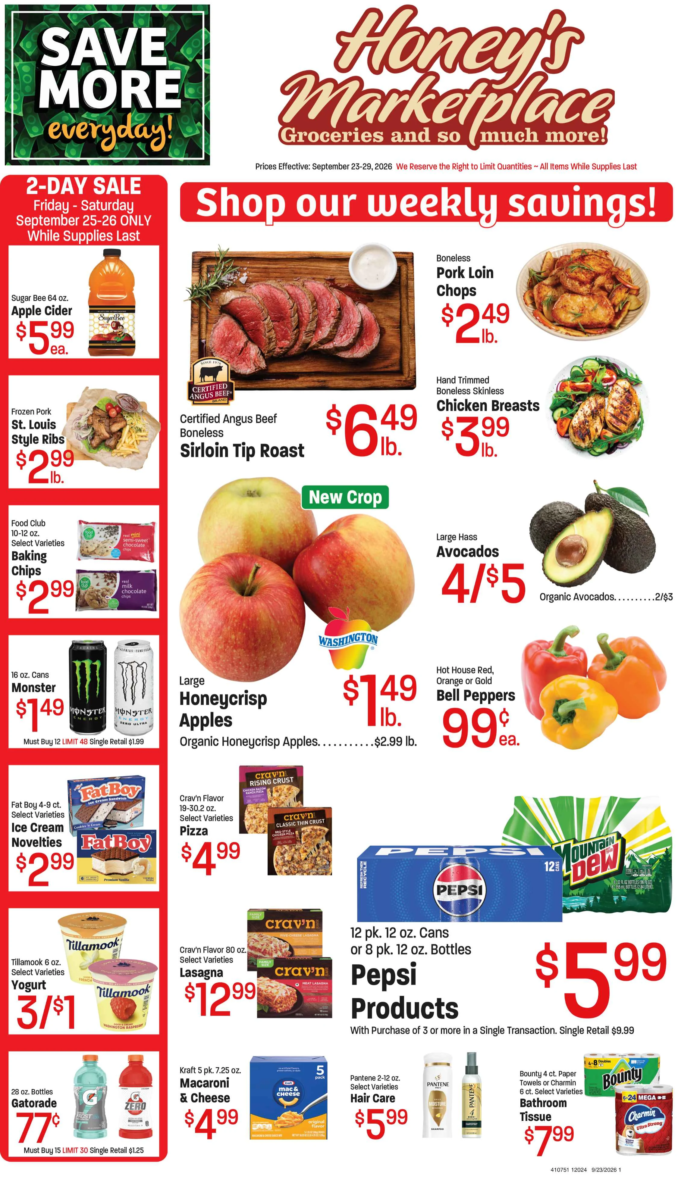 Honey's Marketplace PAG AB 4pg Base1 - PAG AB CAB - September 23, 2026 - Page 1