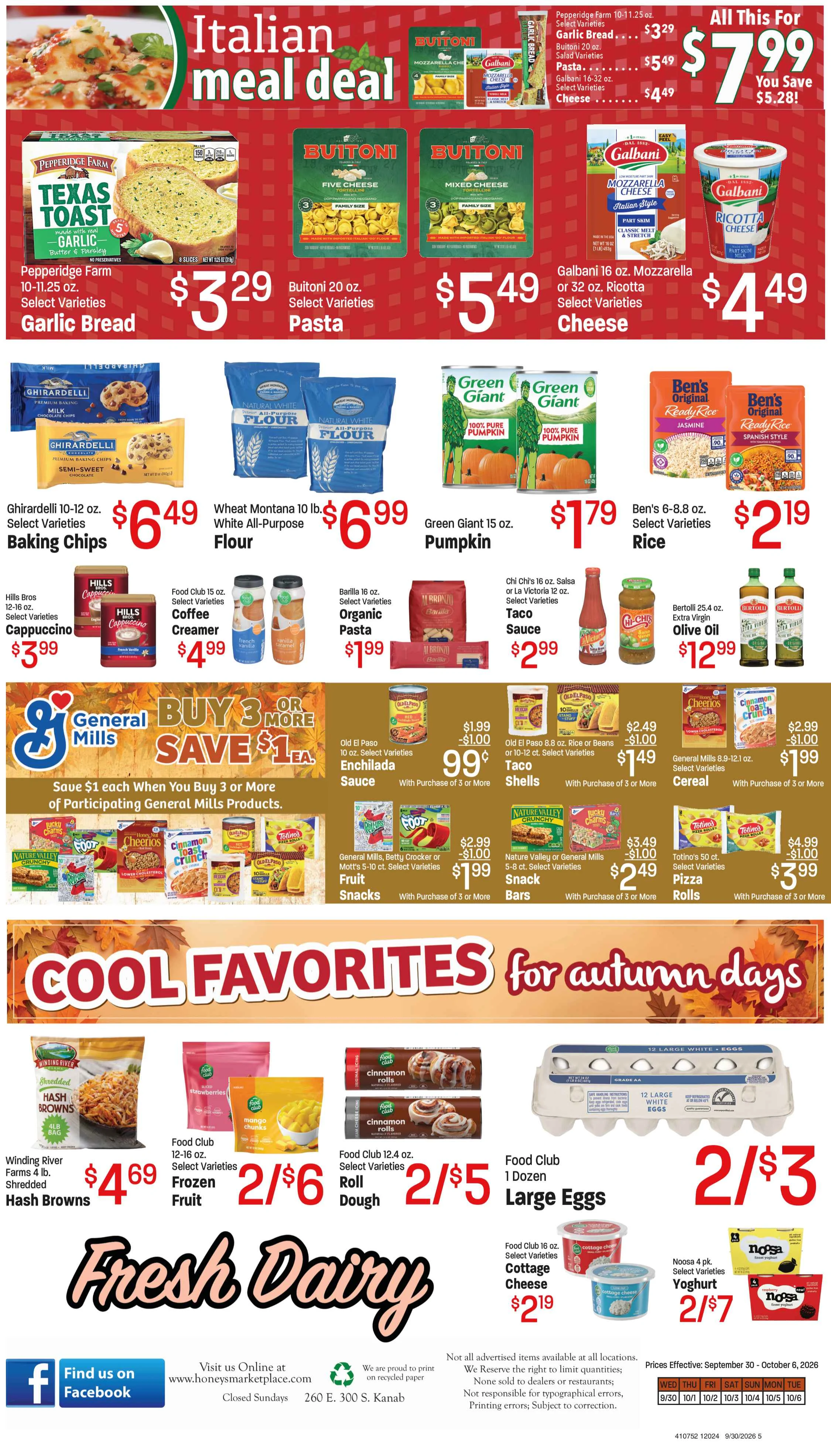 Honey's Marketplace PAG AB 4pg Base1 - PAG AB CAB - September 30, 2026 - Page 5