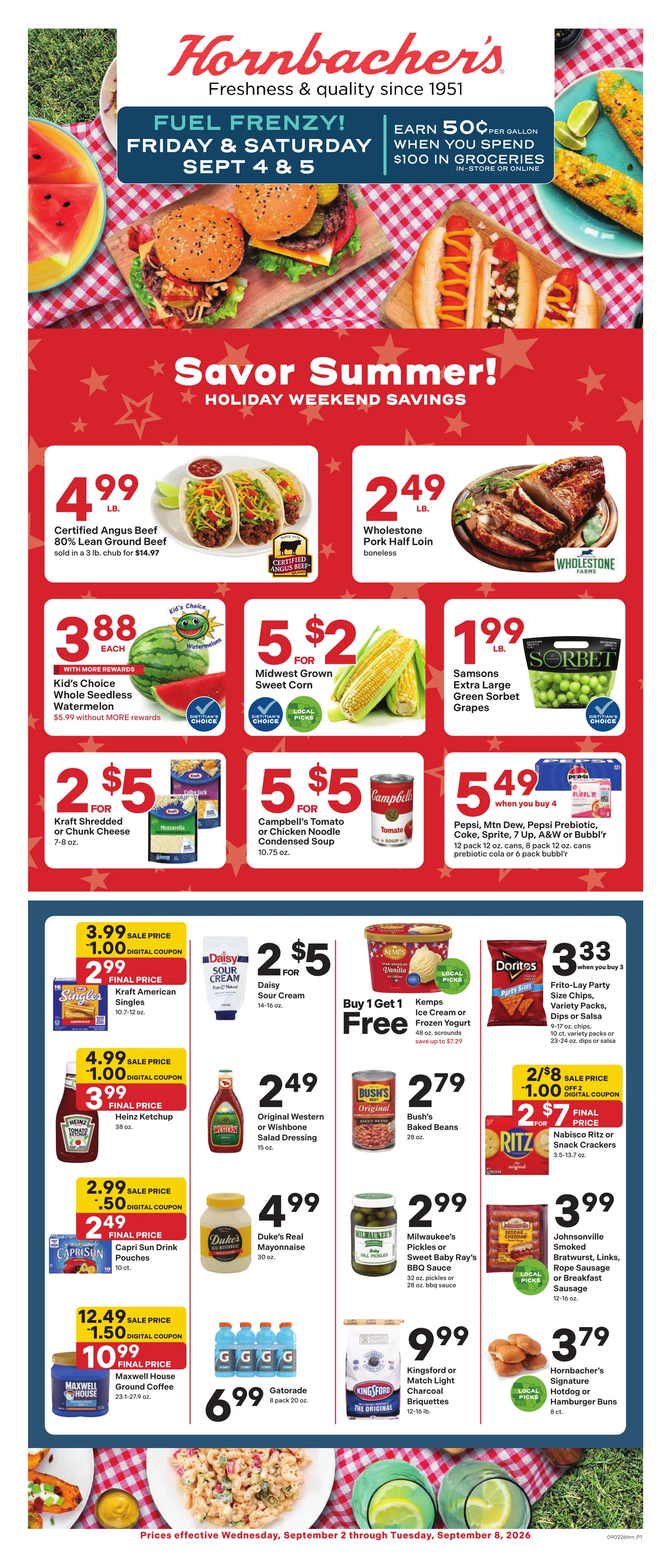 Hornbacher's Weekly Ad - Page 1