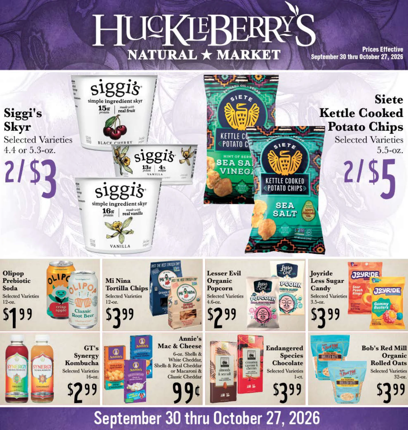 Huckleberry's Natural Market - Spokane Huckleberry's Natural Market - Spokane - Page 1