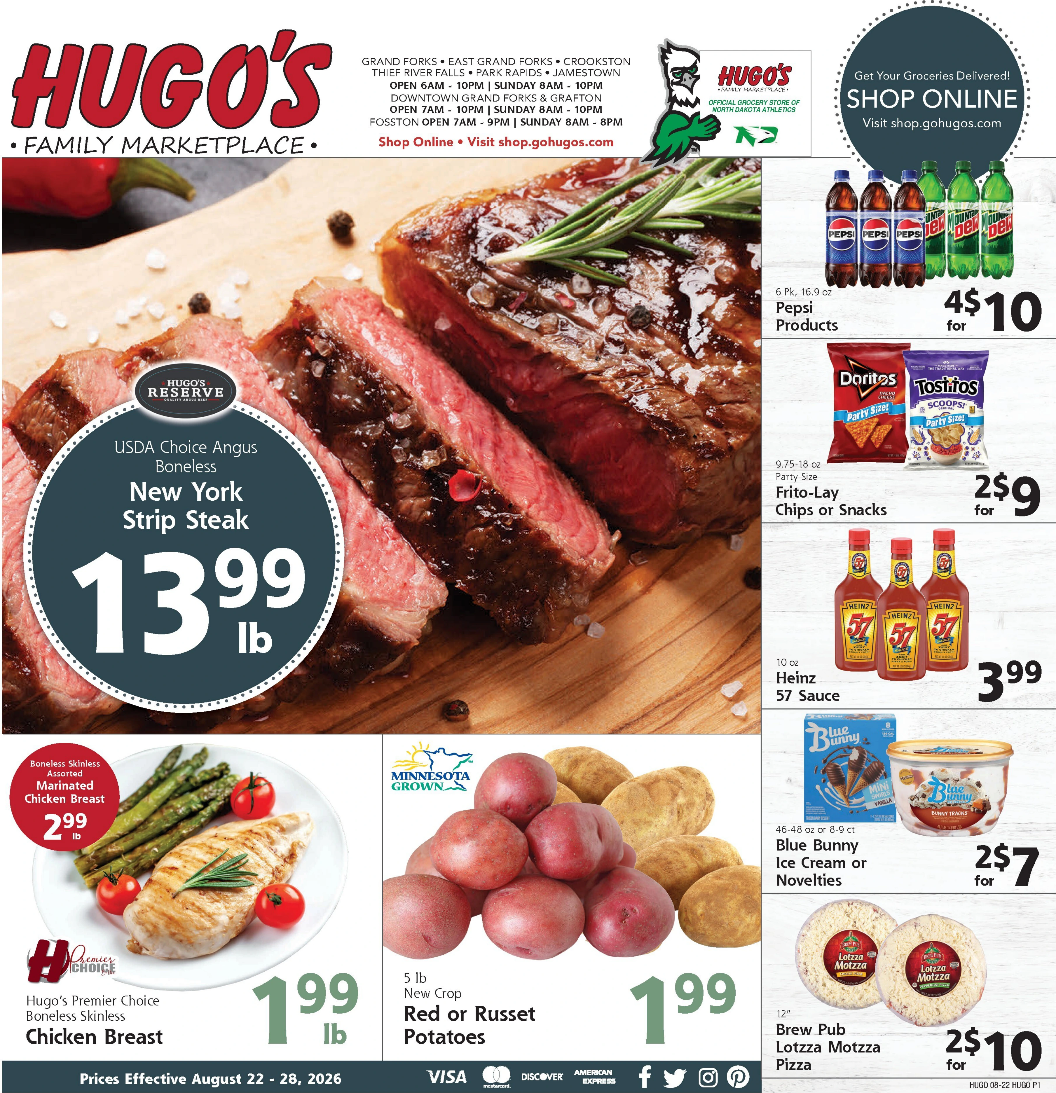 Hugo's Current Ad - Page 1