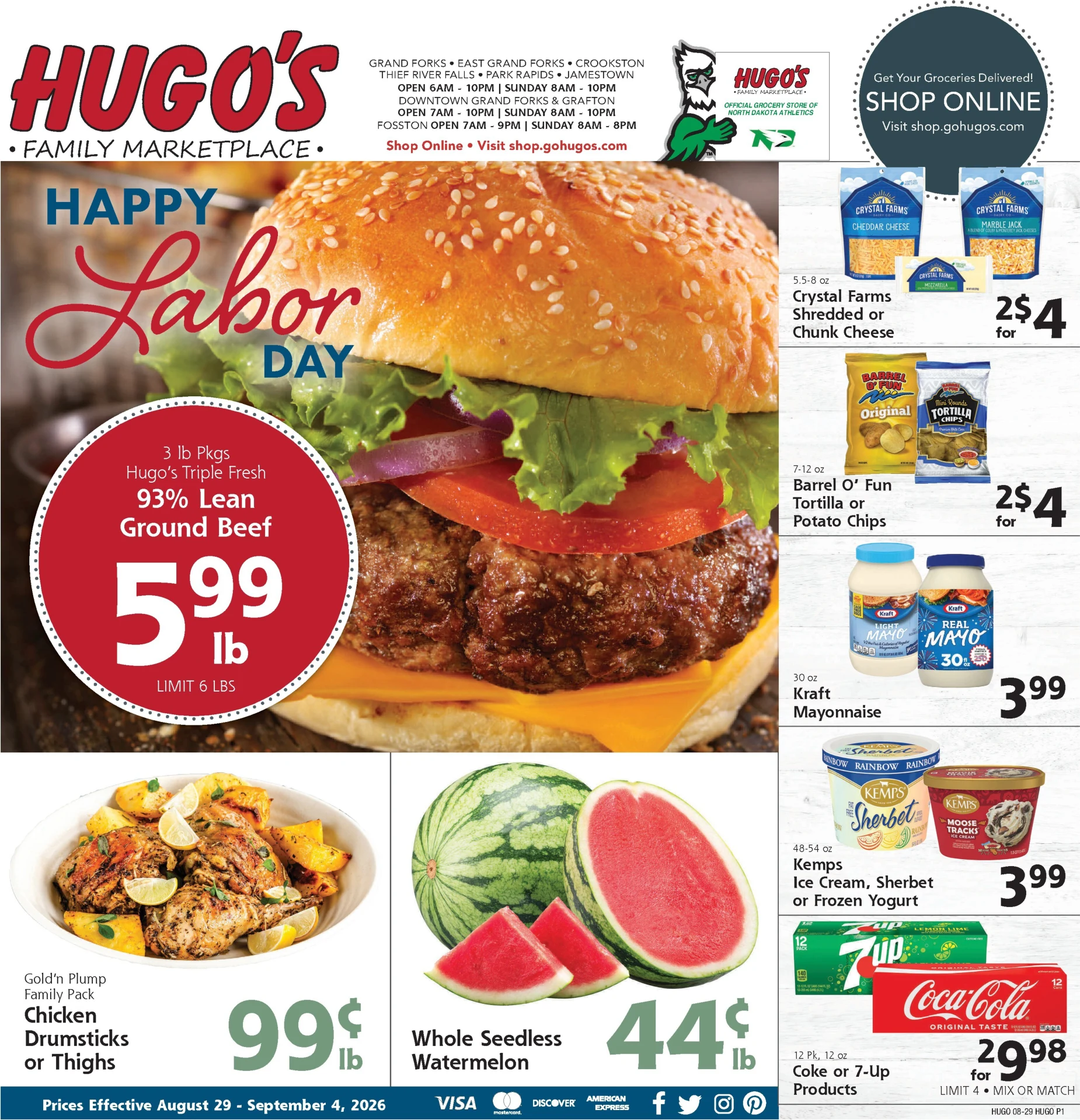 Hugo's Current Ad - Page 1