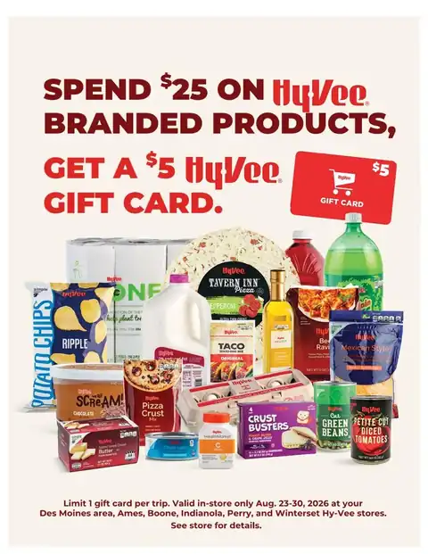 Hy-Vee Gift Card Promotion