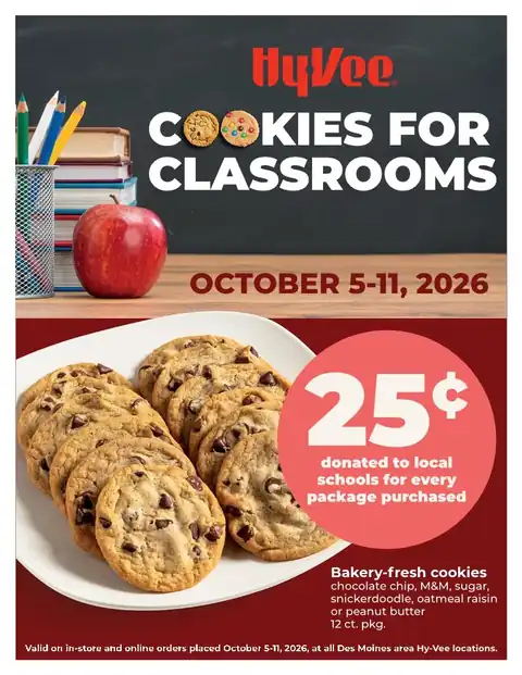 Cookies for the Classroom Fundraiser