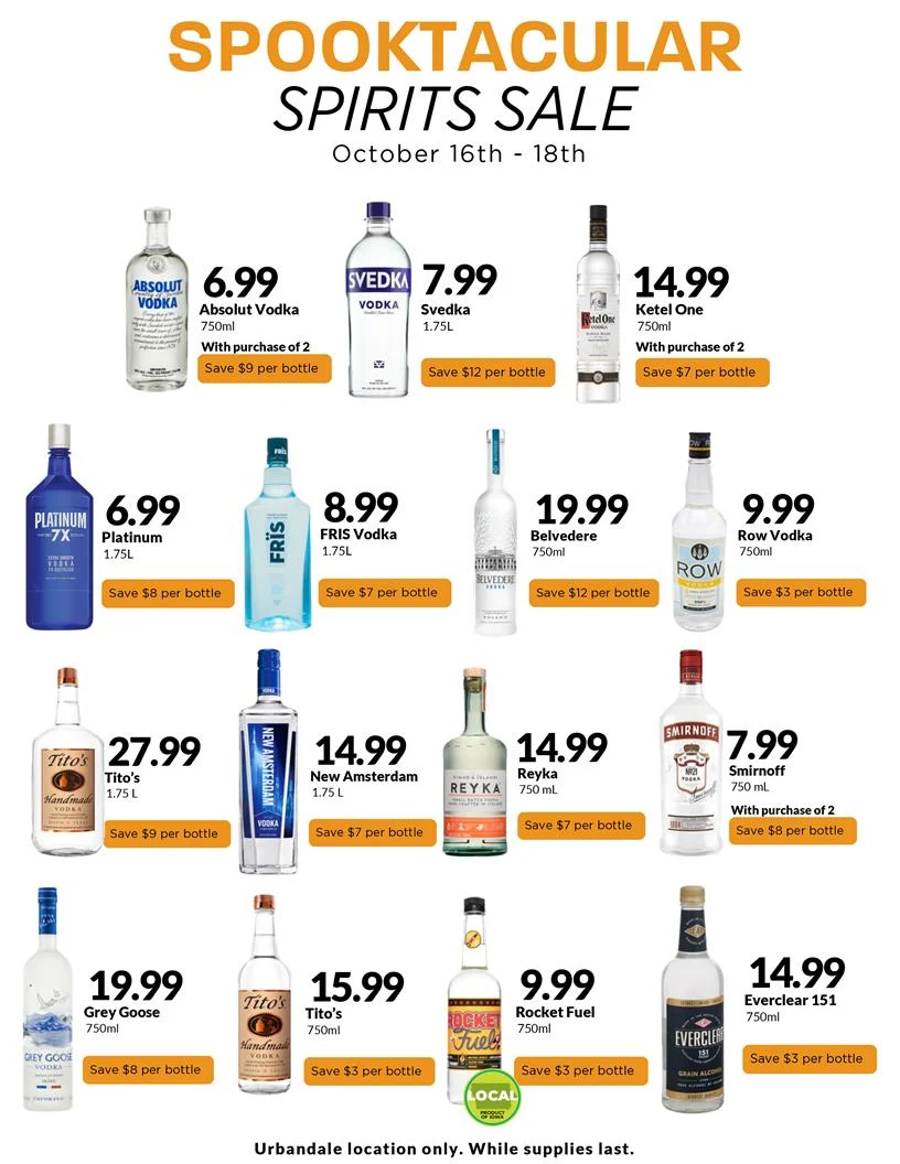 Hy Vee Spooktacular Spirits Sale - Page 16