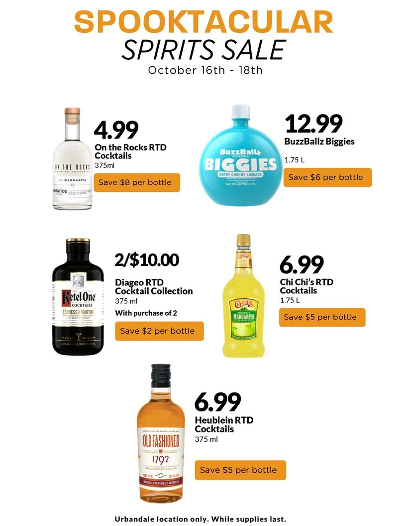 Hy Vee Spooktacular Spirits Sale - Page 3