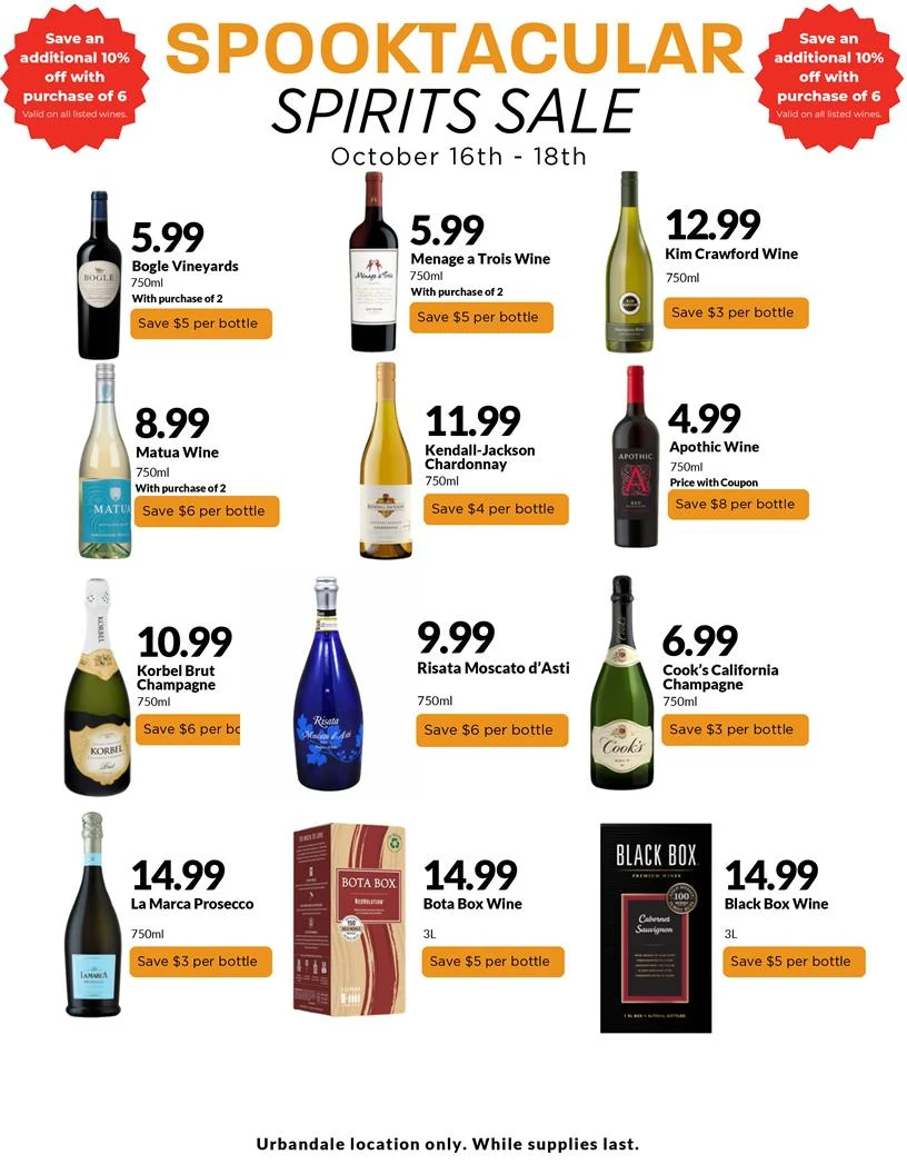 Hy Vee Spooktacular Spirits Sale - Page 6
