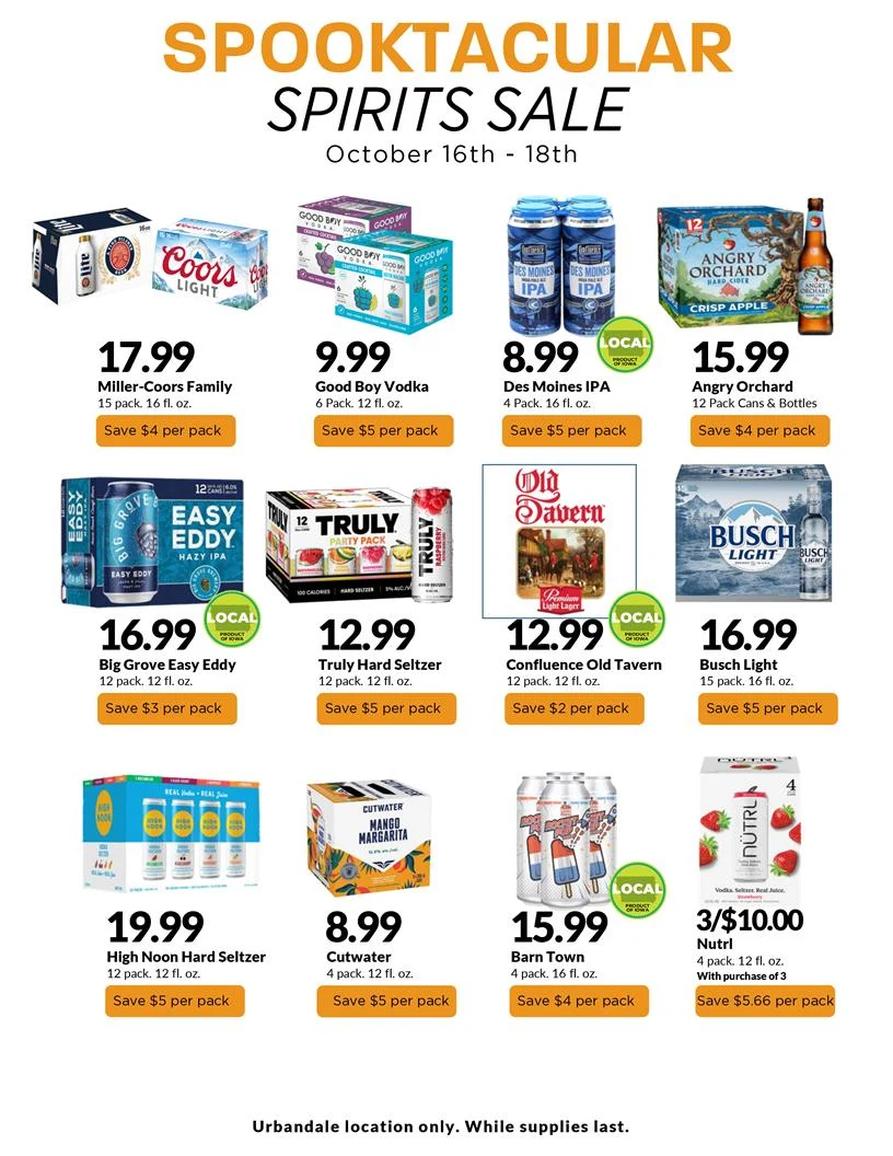 Hy Vee Spooktacular Spirits Sale - Page 7