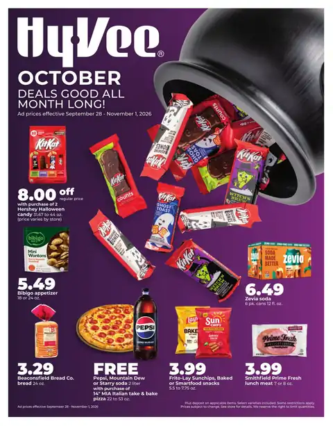 OCTOBER DEALS GOOD ALL MONTH LONG