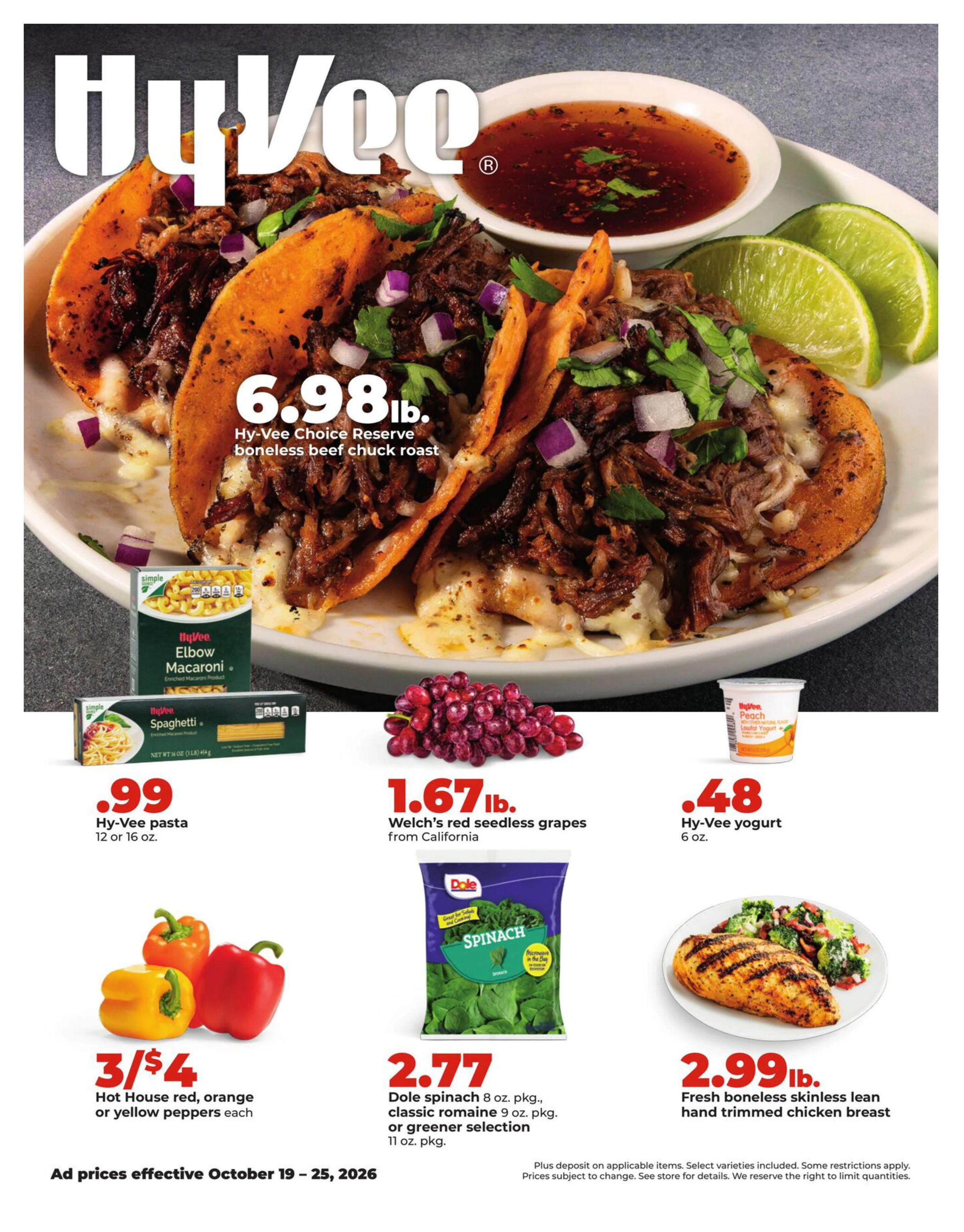Hy Vee Weekly Ad - Page 1