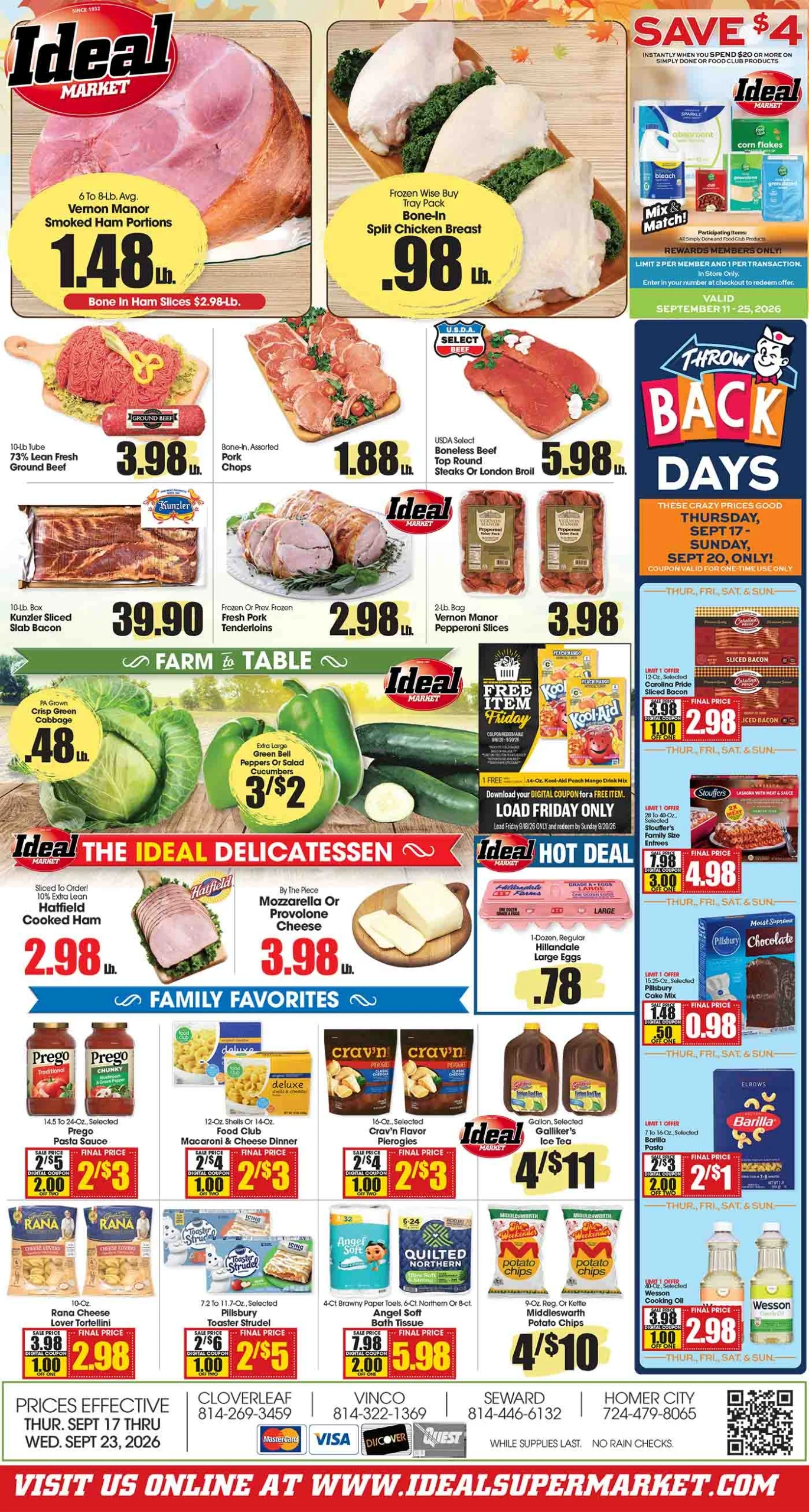 Ideal Supermarket Advertised Specials - Page 1