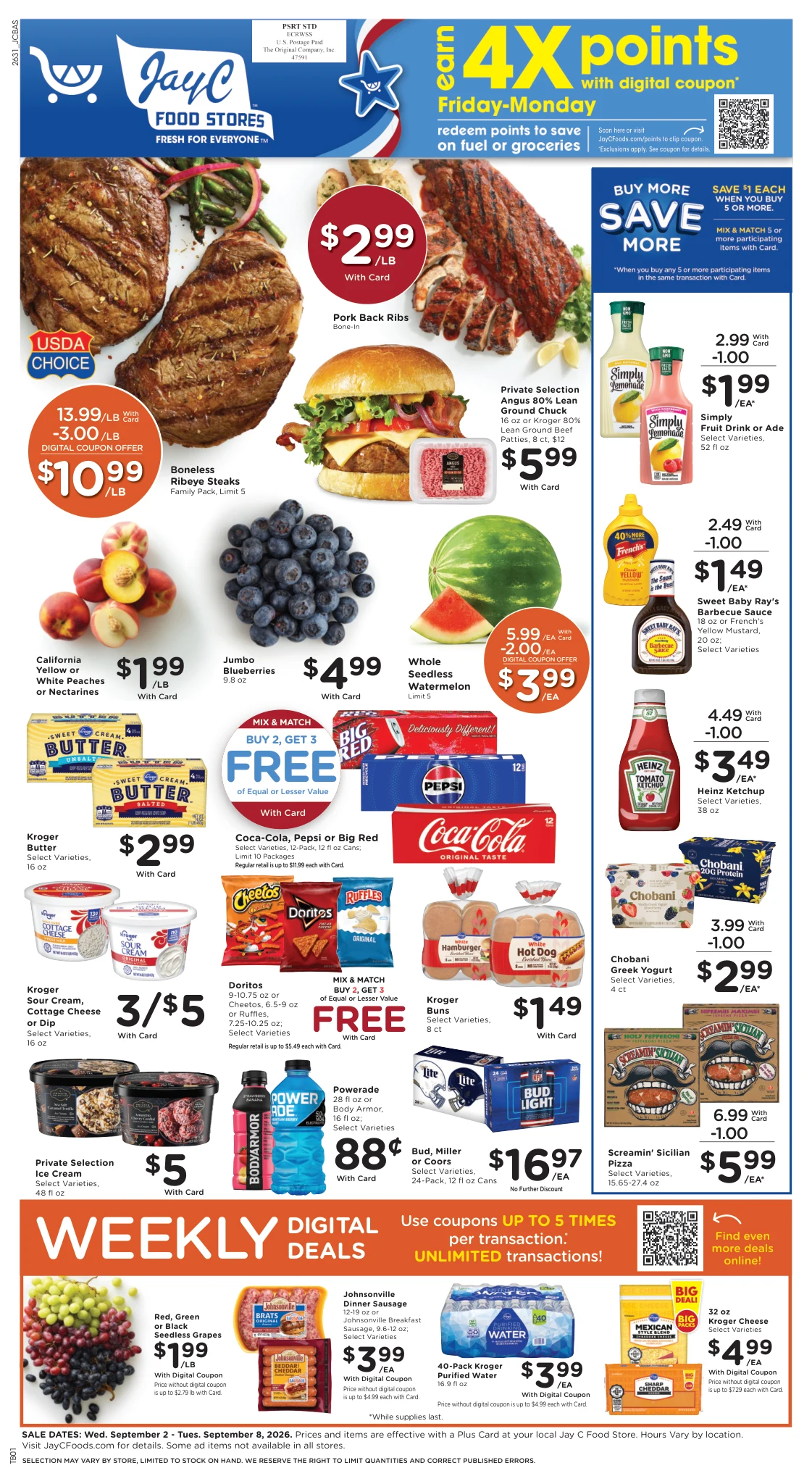 JayC Food Stores Weekly Ad - Page 1