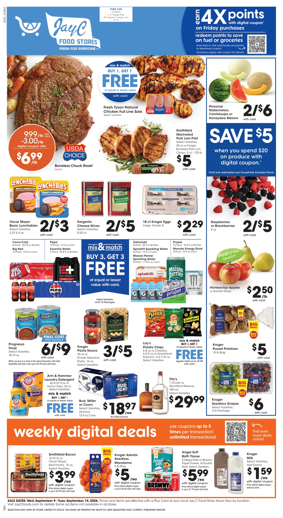 JayC Food Stores Weekly Ad - Page 1