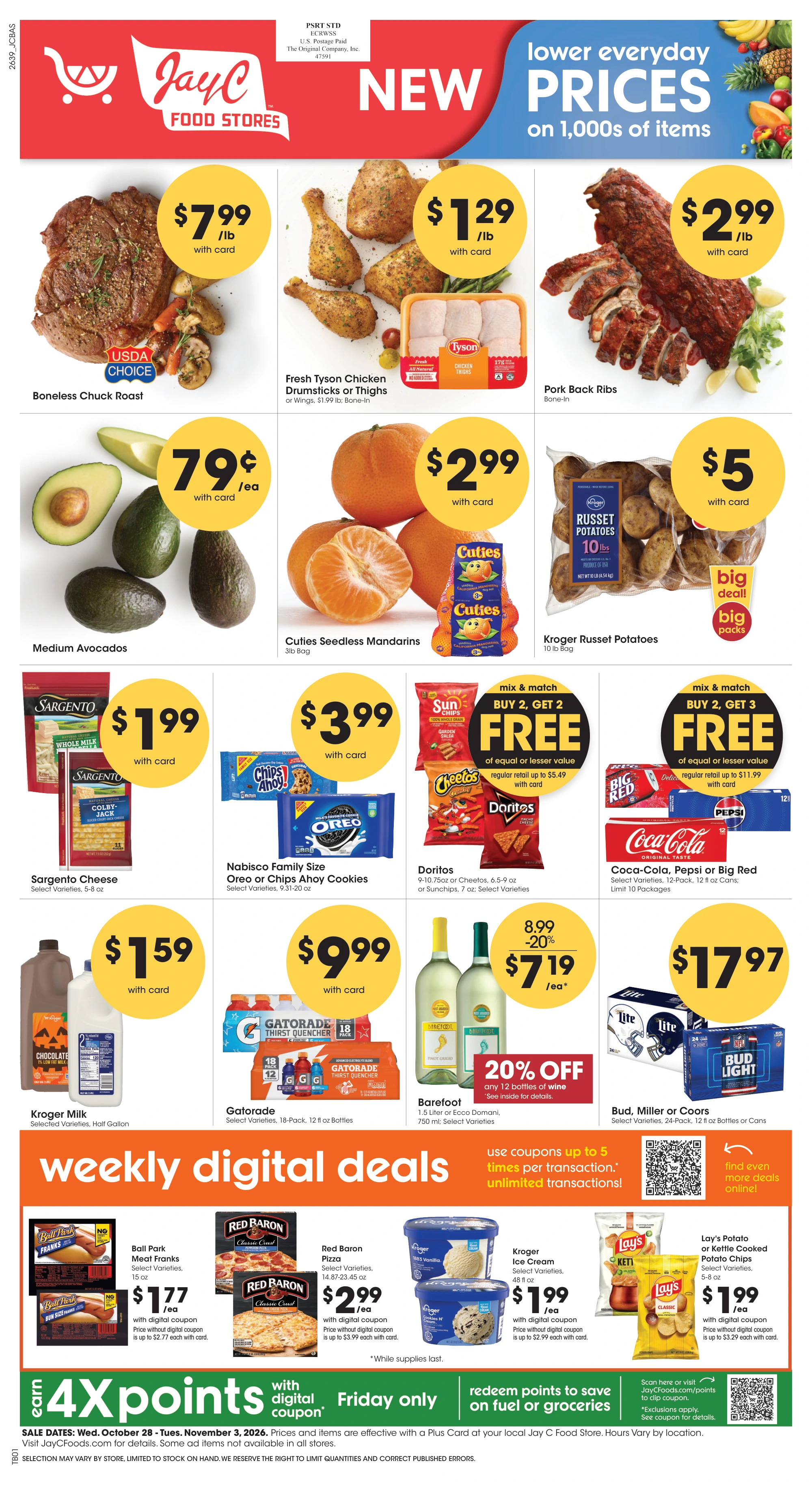 JayC Food Stores Weekly Ad - Page 1